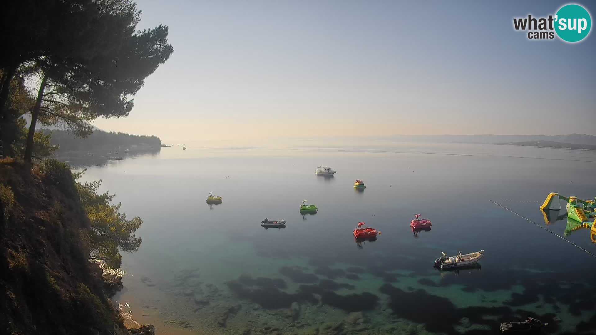 Webcam Potočine Beach Bol – Live View of Borak Beach, Brač Island