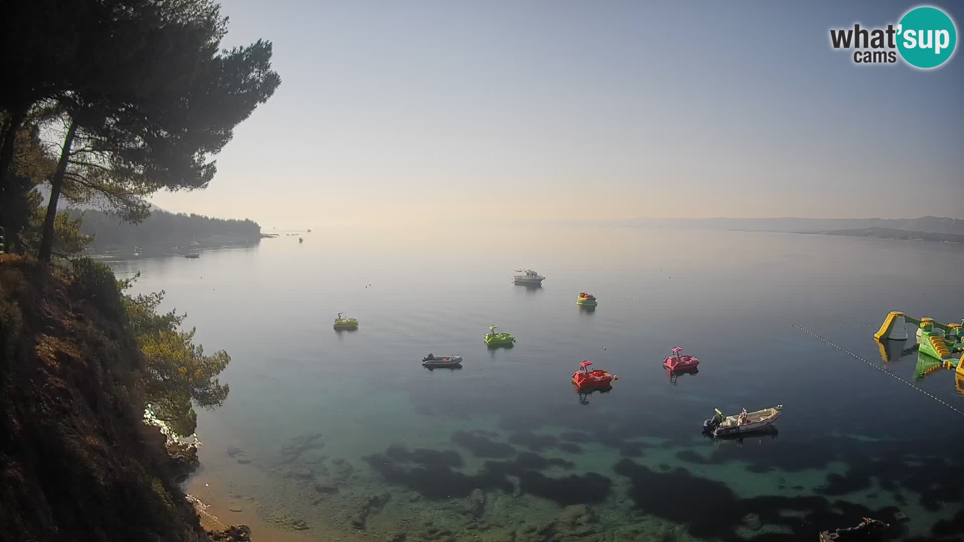 Webcam Playa Potočine Bol – Vista en vivo de Borak Beach, Isla de Brač