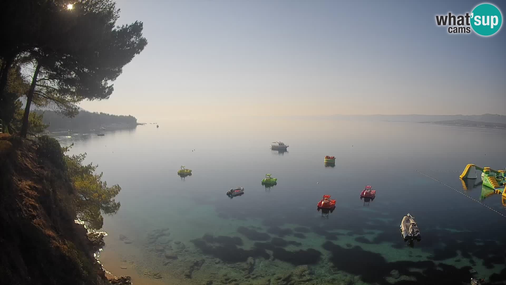 Webcam plage Potočine Bol – Vue en direct sur Borak Beach, île de Brač
