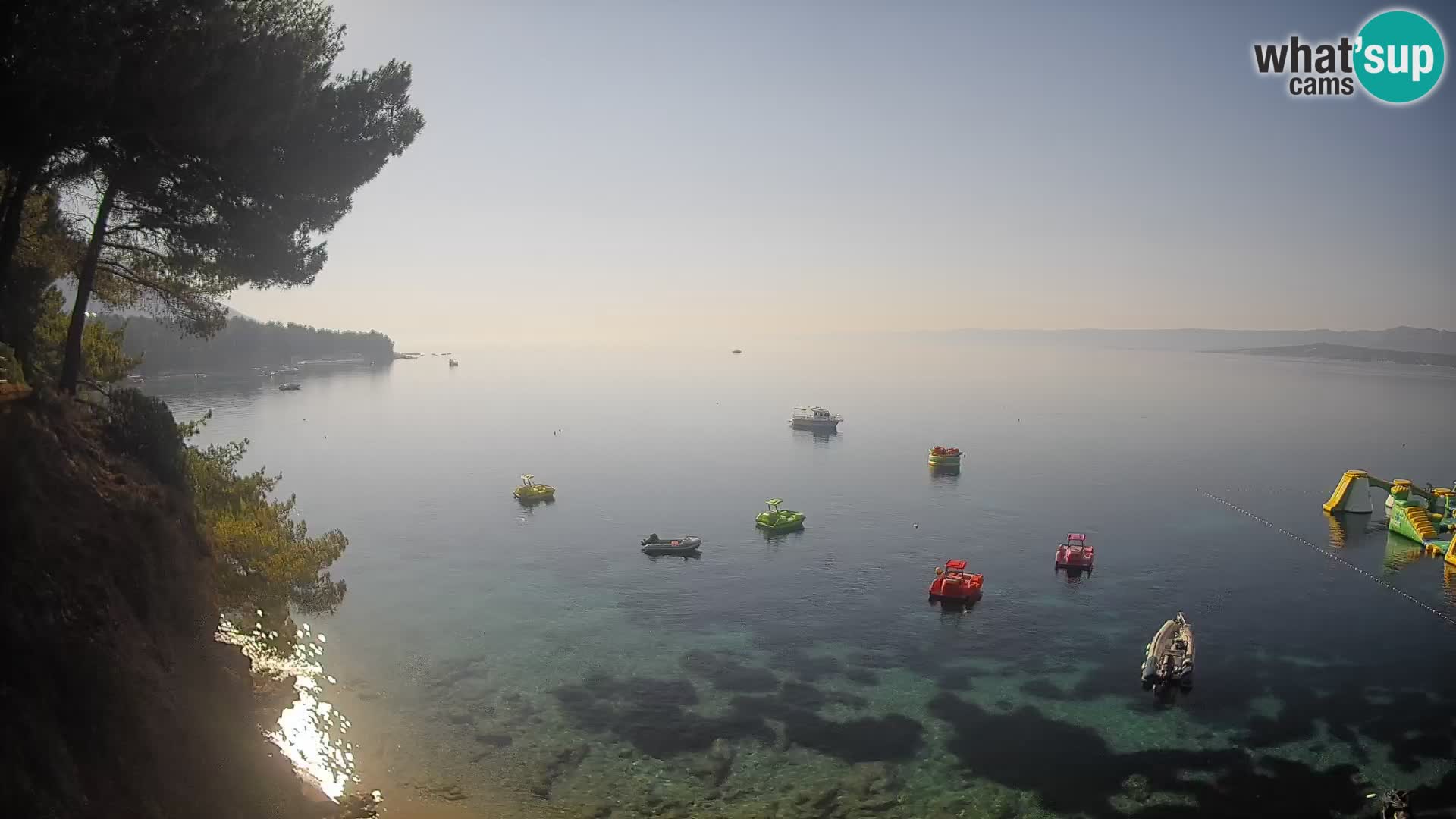 Webcam Potočine Beach Bol – Live View of Borak Beach, Brač Island