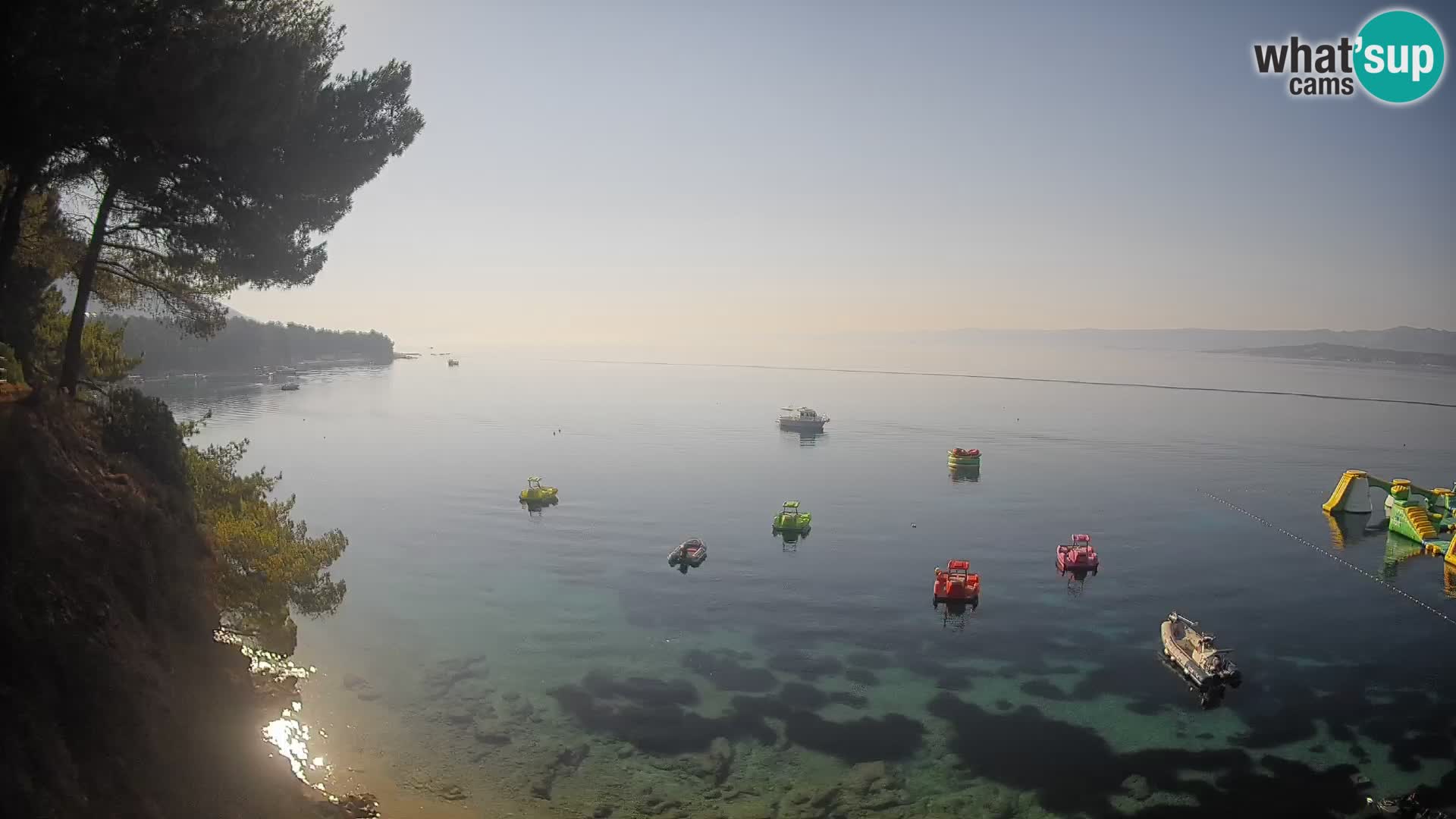 Webcam Potočine Beach Bol – Live View of Borak Beach, Brač Island