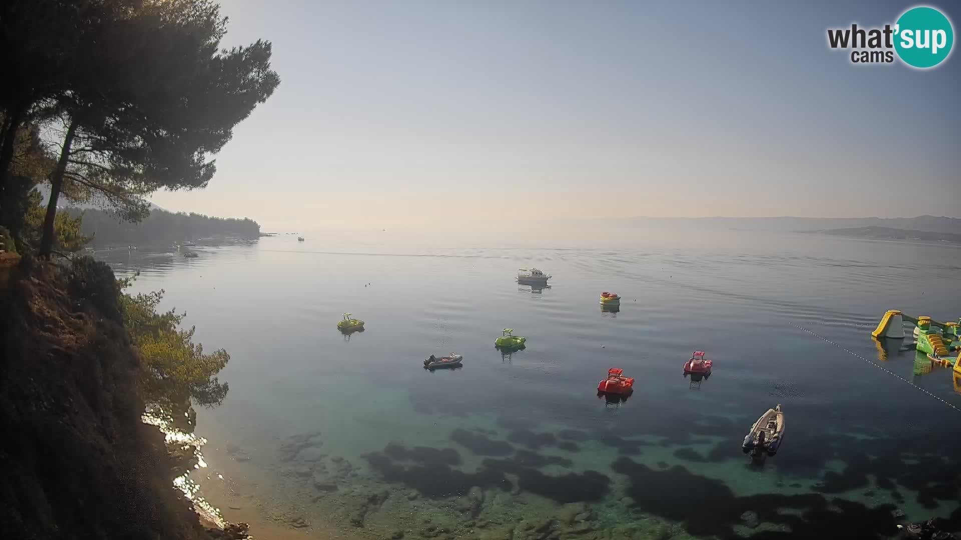 Webcam plage Potočine Bol – Vue en direct sur Borak Beach, île de Brač