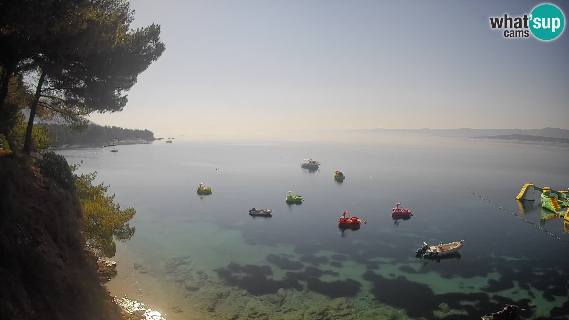 Webcam Potočine Beach Bol – Live View of Borak Beach, Brač Island
