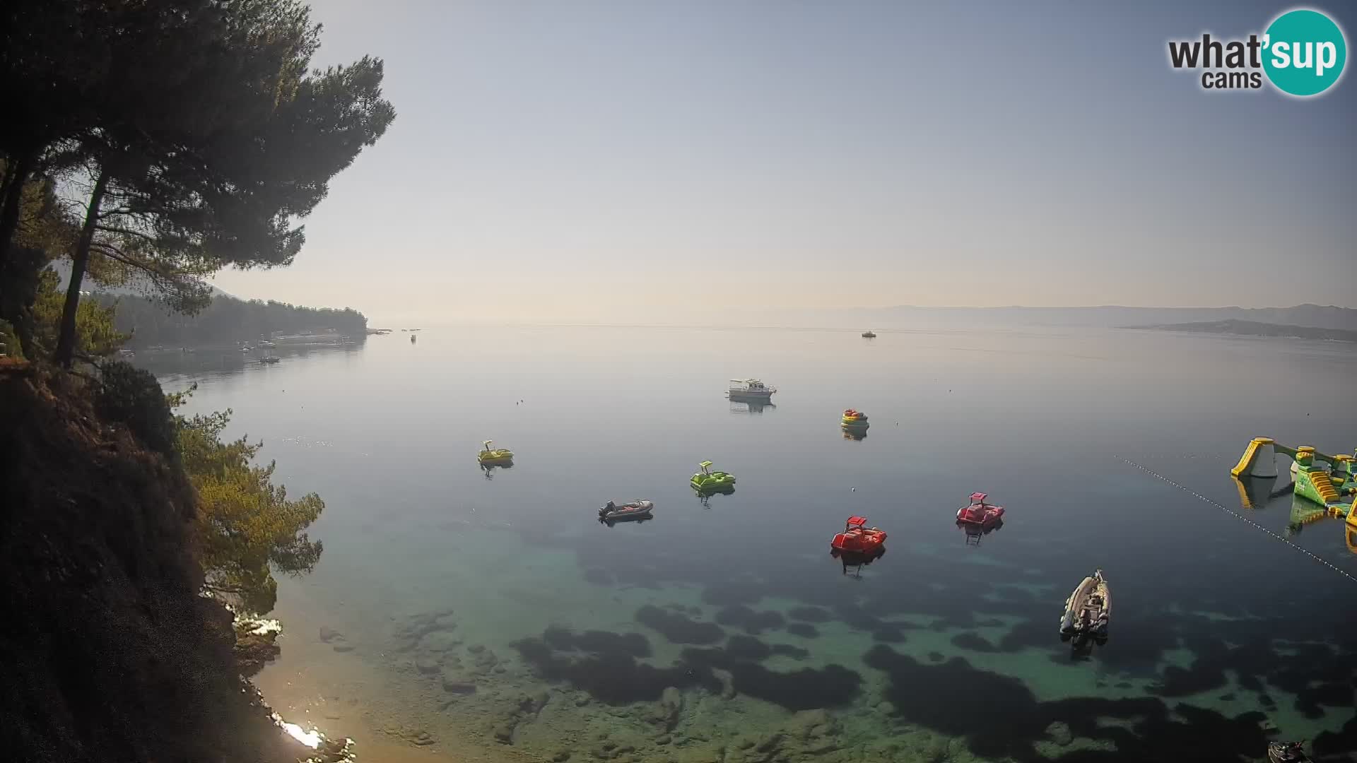 Webcam plage Potočine Bol – Vue en direct sur Borak Beach, île de Brač