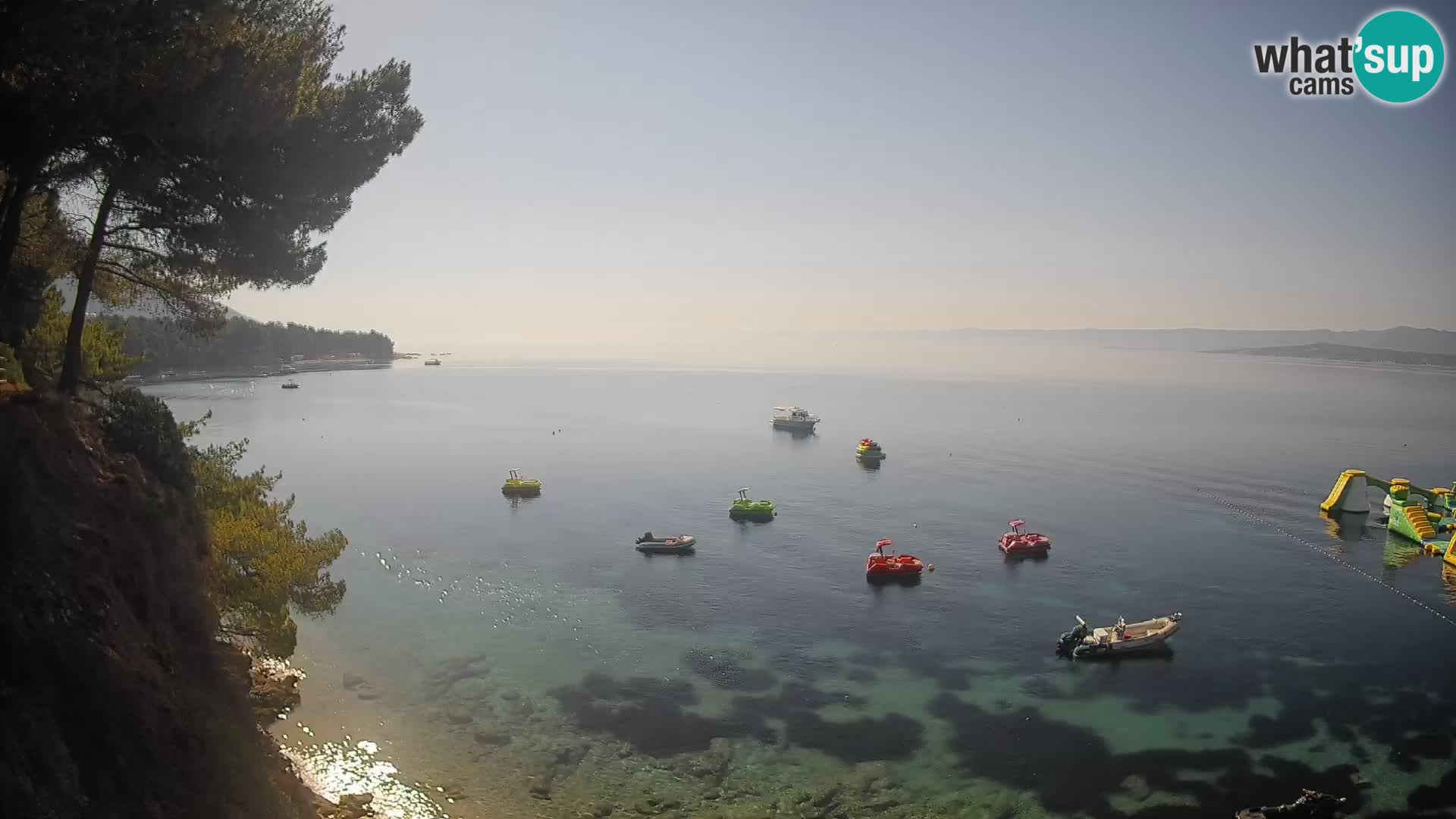 Webcam Potočine Beach Bol – Live View of Borak Beach, Brač Island