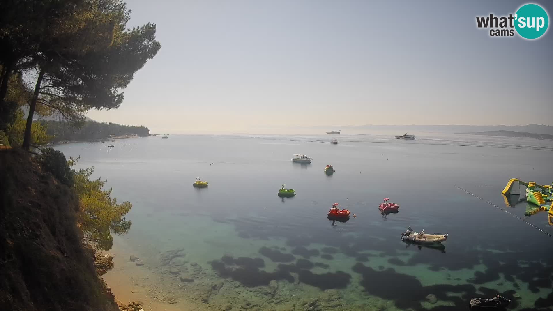 Webcam Potočine Beach Bol – Live View of Borak Beach, Brač Island