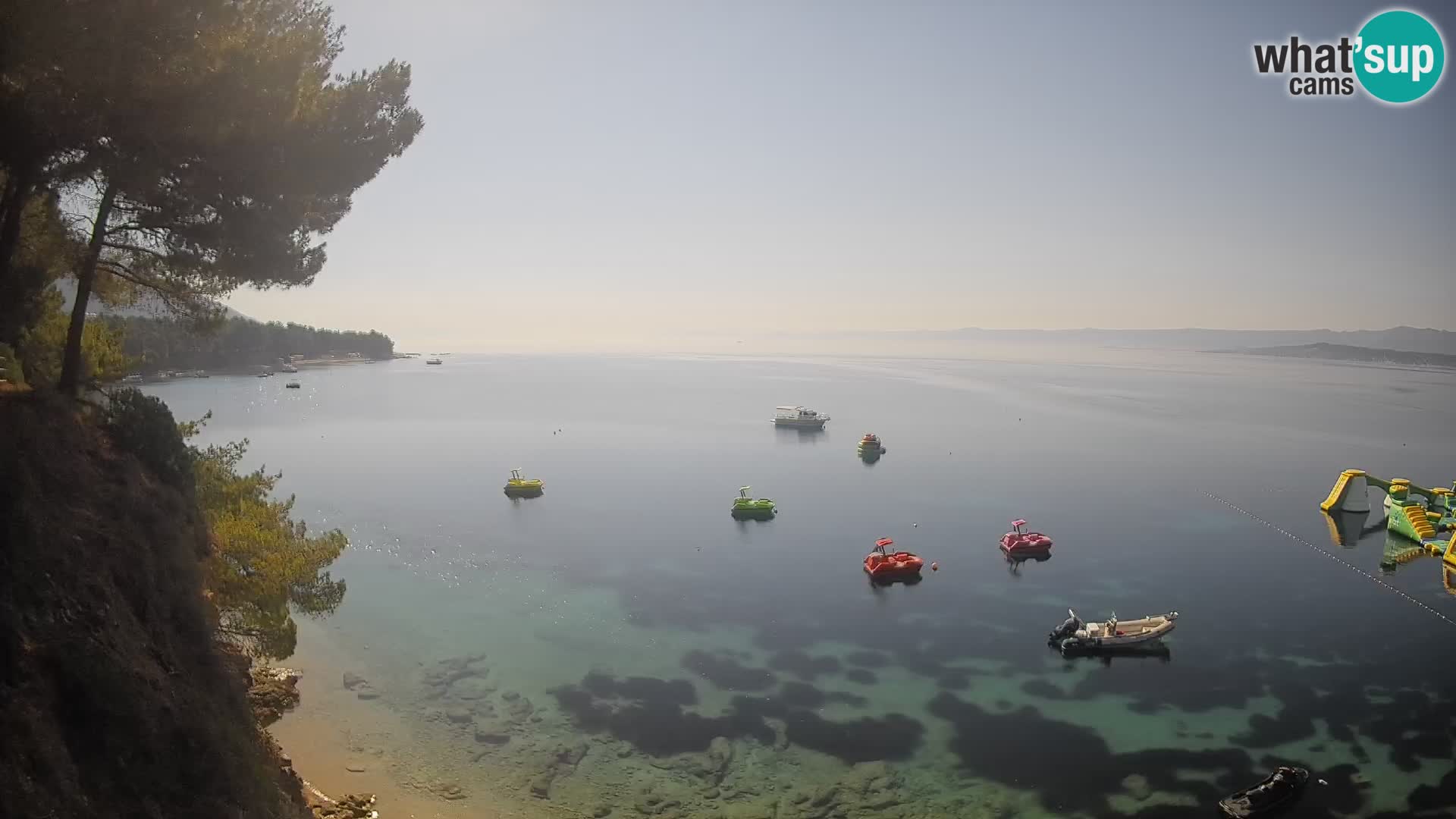 Webcam Potočine Beach Bol – Live View of Borak Beach, Brač Island