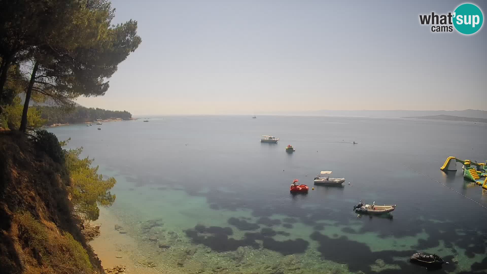 Webcam plage Potočine Bol – Vue en direct sur Borak Beach, île de Brač