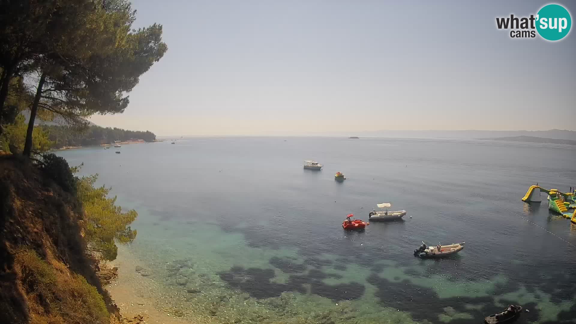 Webcam plage Potočine Bol – Vue en direct sur Borak Beach, île de Brač