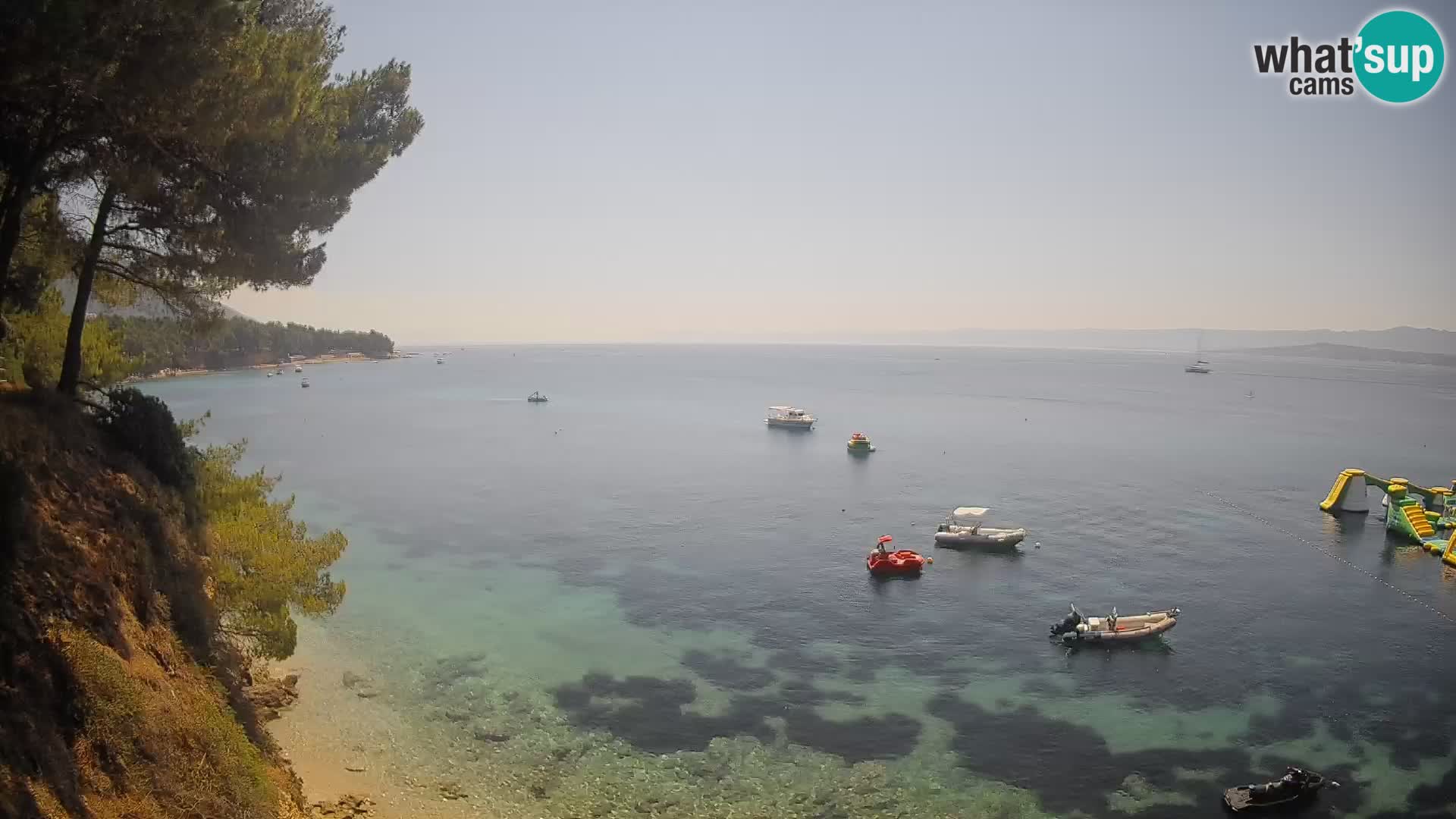 Webcam Potočine Beach Bol – Live View of Borak Beach, Brač Island
