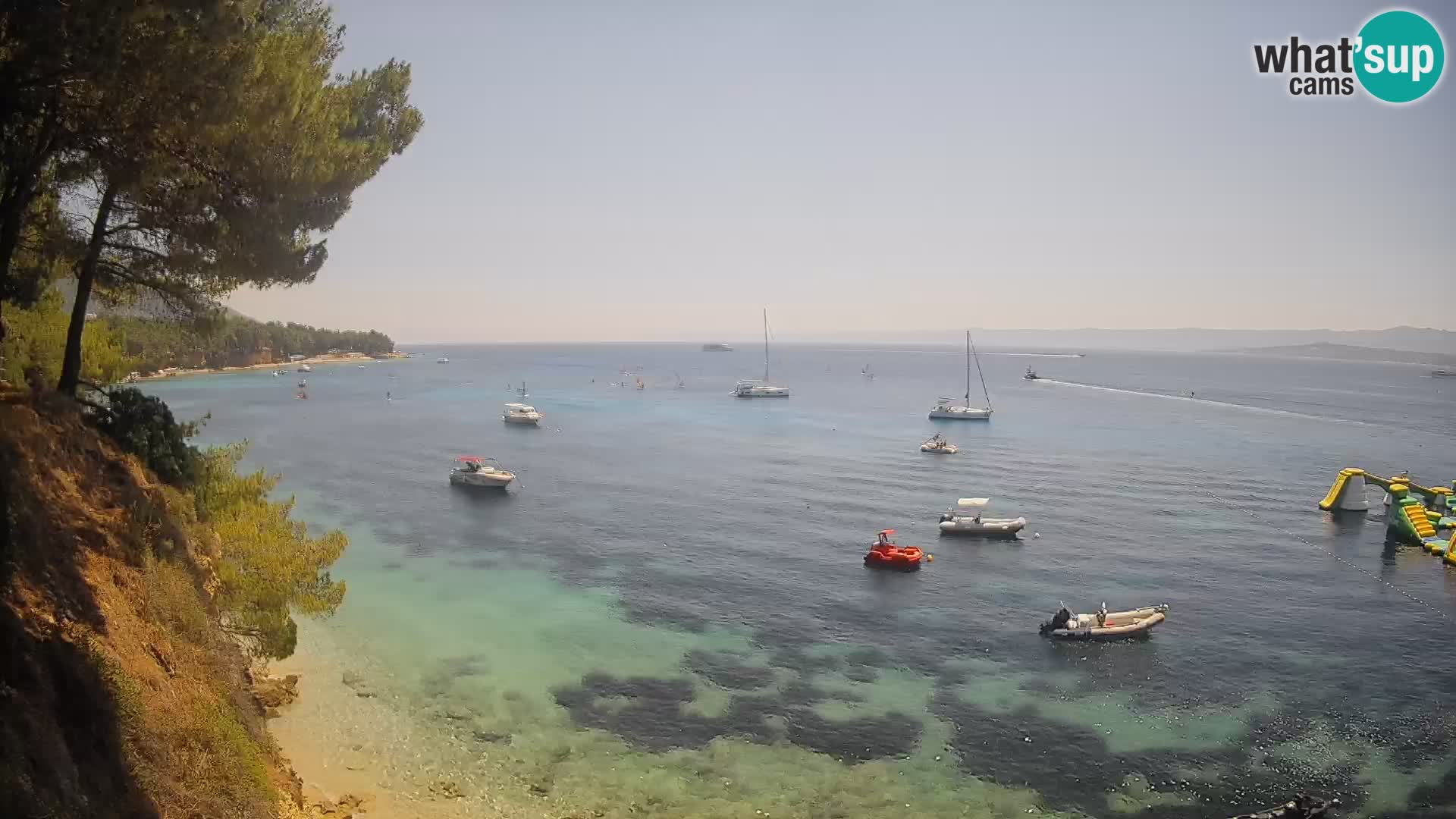 Webcam Potočine Beach Bol – Live View of Borak Beach, Brač Island