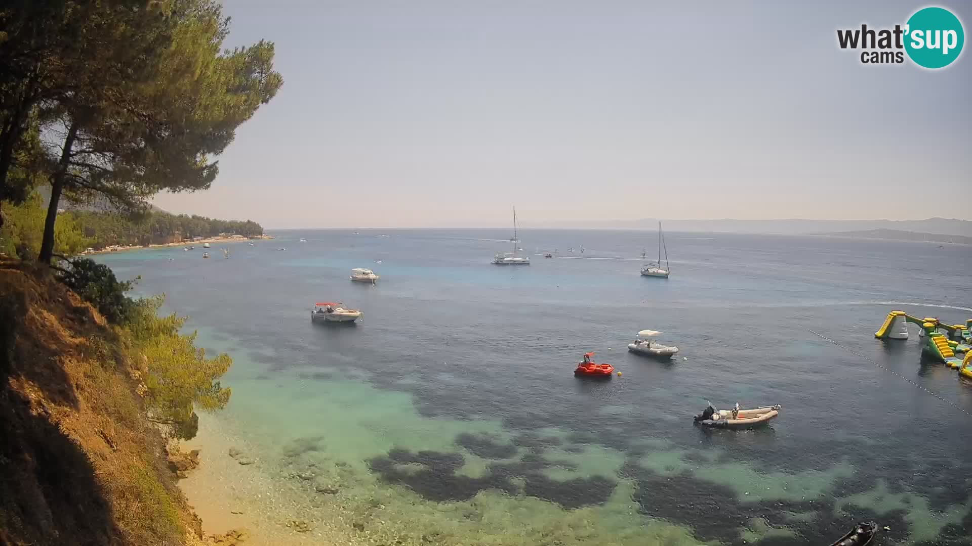 Webcam Potočine Beach Bol – Live View of Borak Beach, Brač Island
