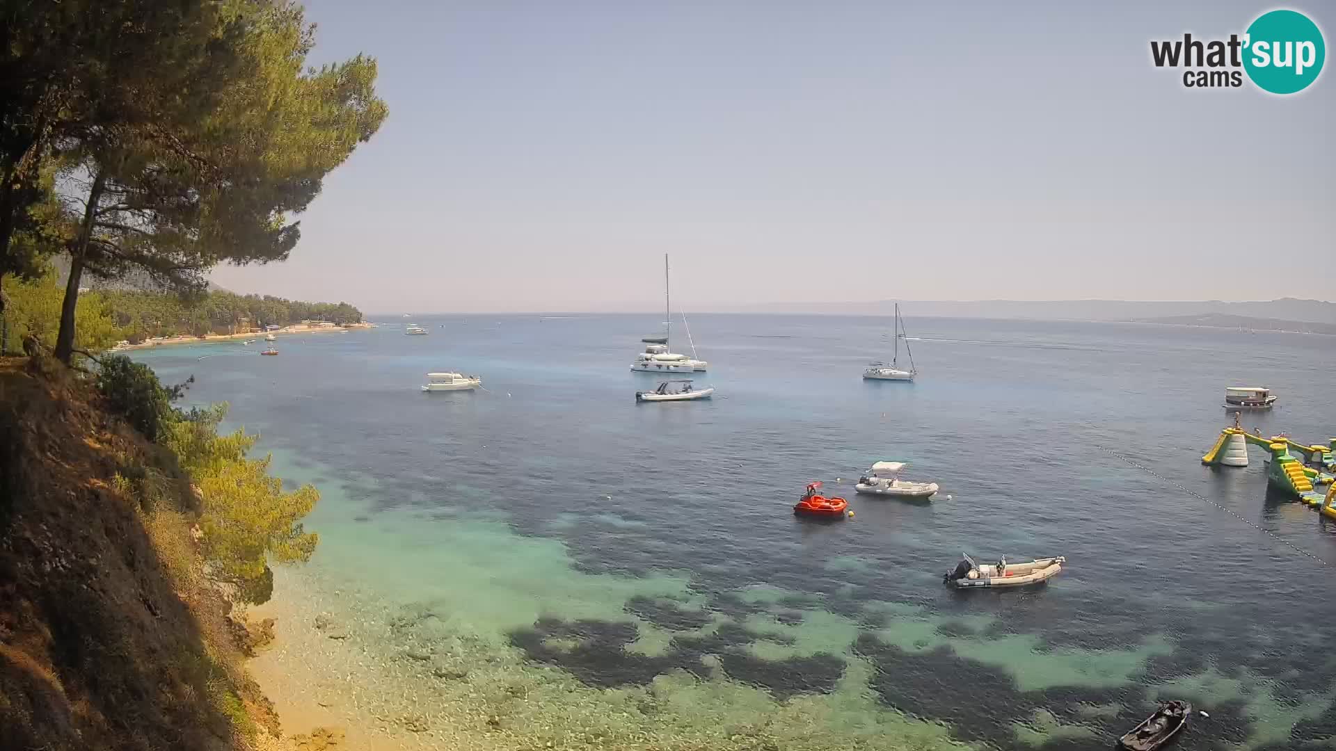 Webcam Potočine Beach Bol – Live View of Borak Beach, Brač Island