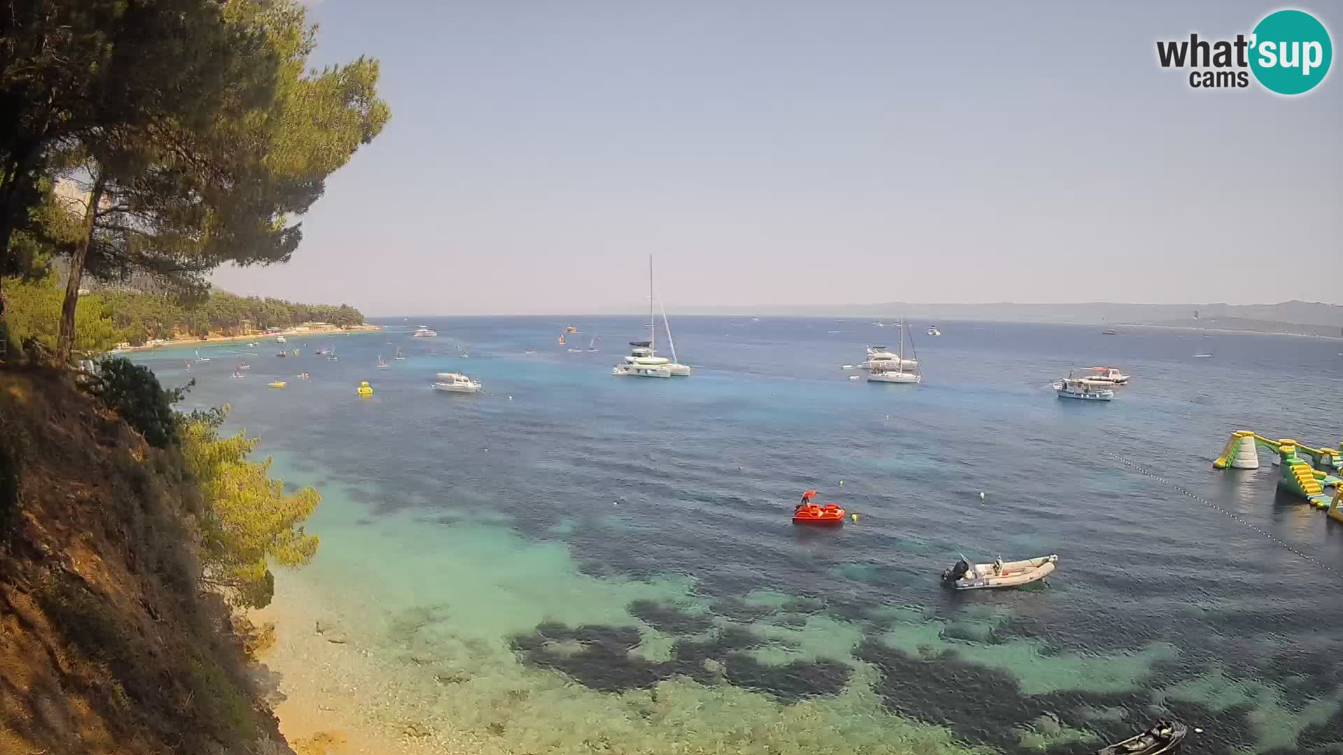 Webcam Strand Potočine Bol – Liveblick auf Borak Beach, Insel Brač