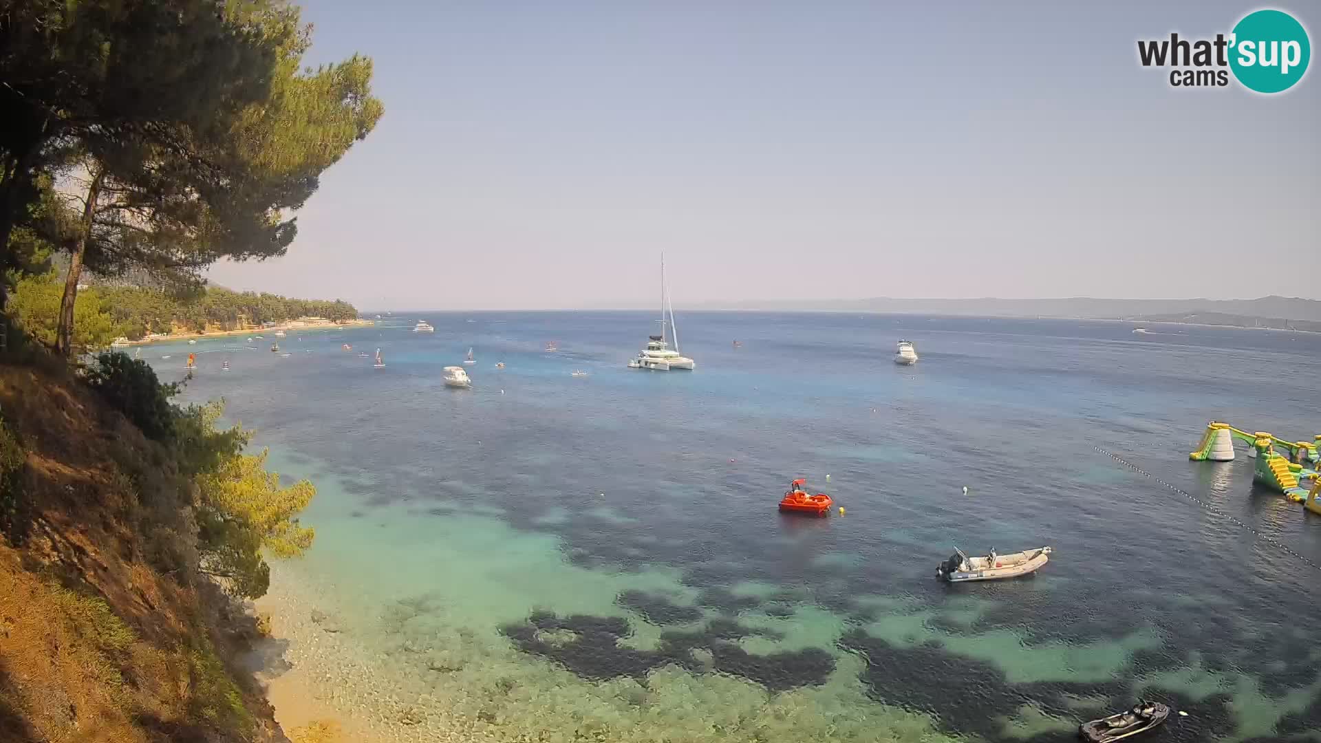 Webcam Potočine Beach Bol – Live View of Borak Beach, Brač Island