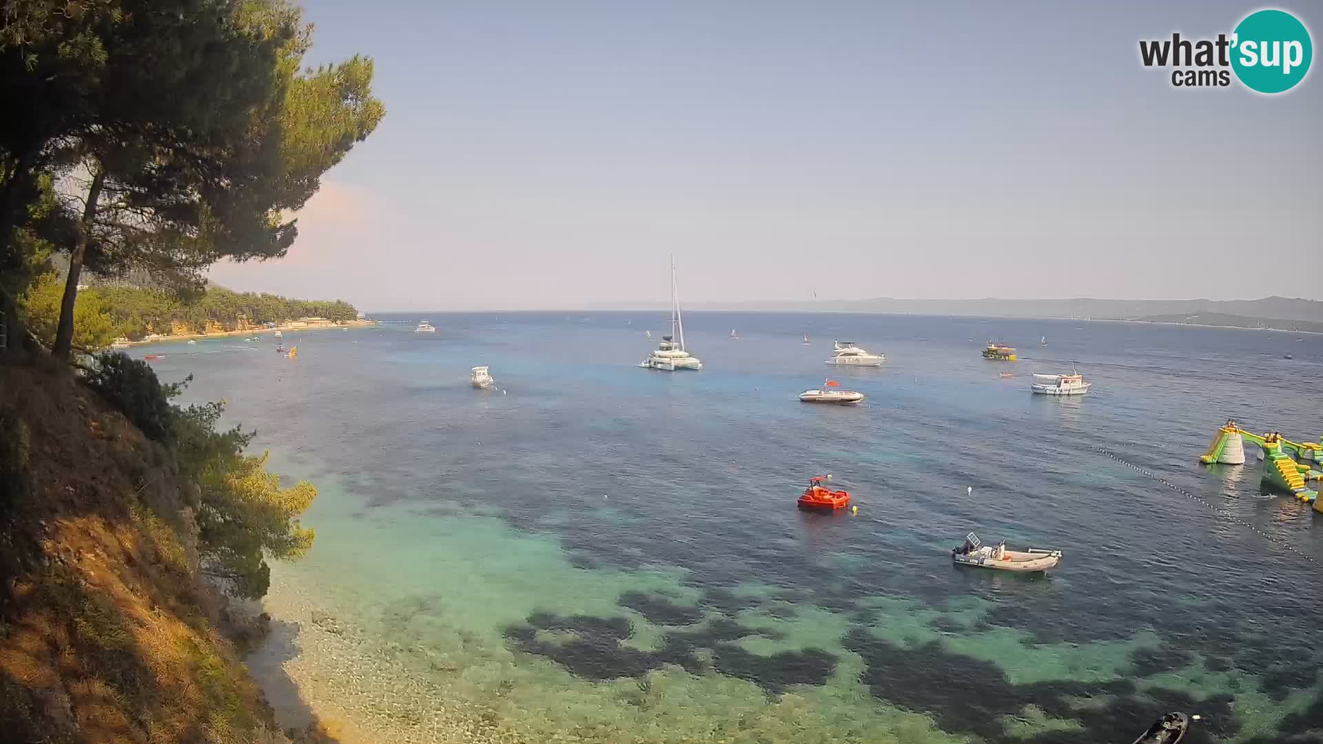 Webcam Potočine Beach Bol – Live View of Borak Beach, Brač Island