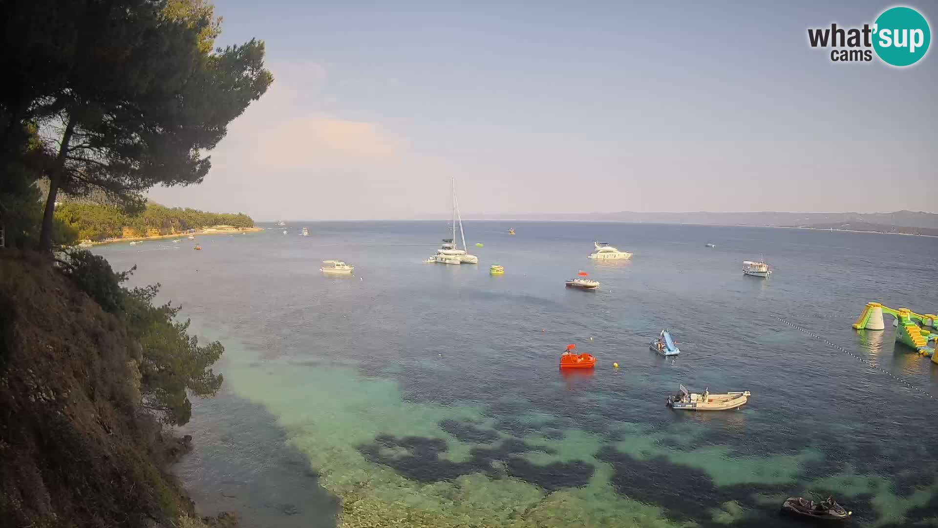 Webcam Strand Potočine Bol – Liveblick auf Borak Beach, Insel Brač