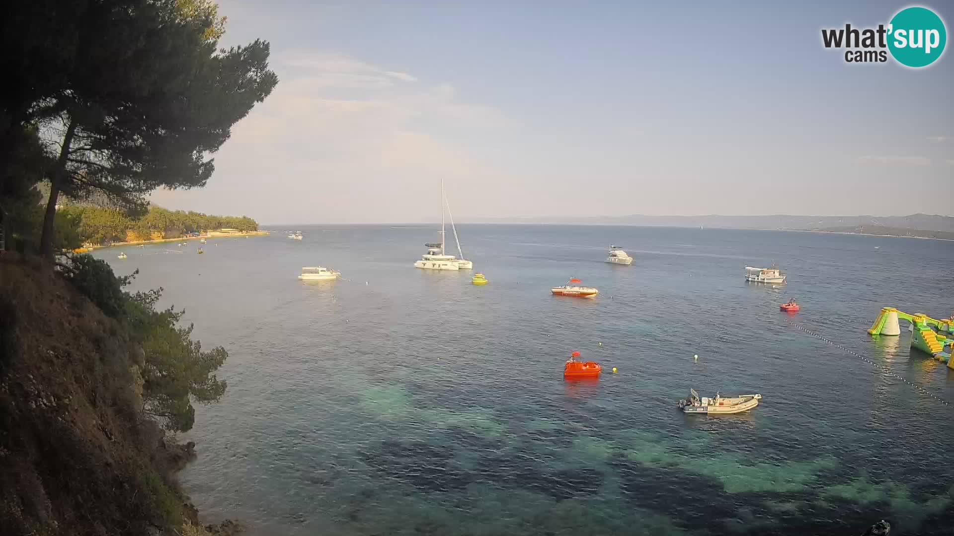 Webcam Strand Potočine Bol – Liveblick auf Borak Beach, Insel Brač