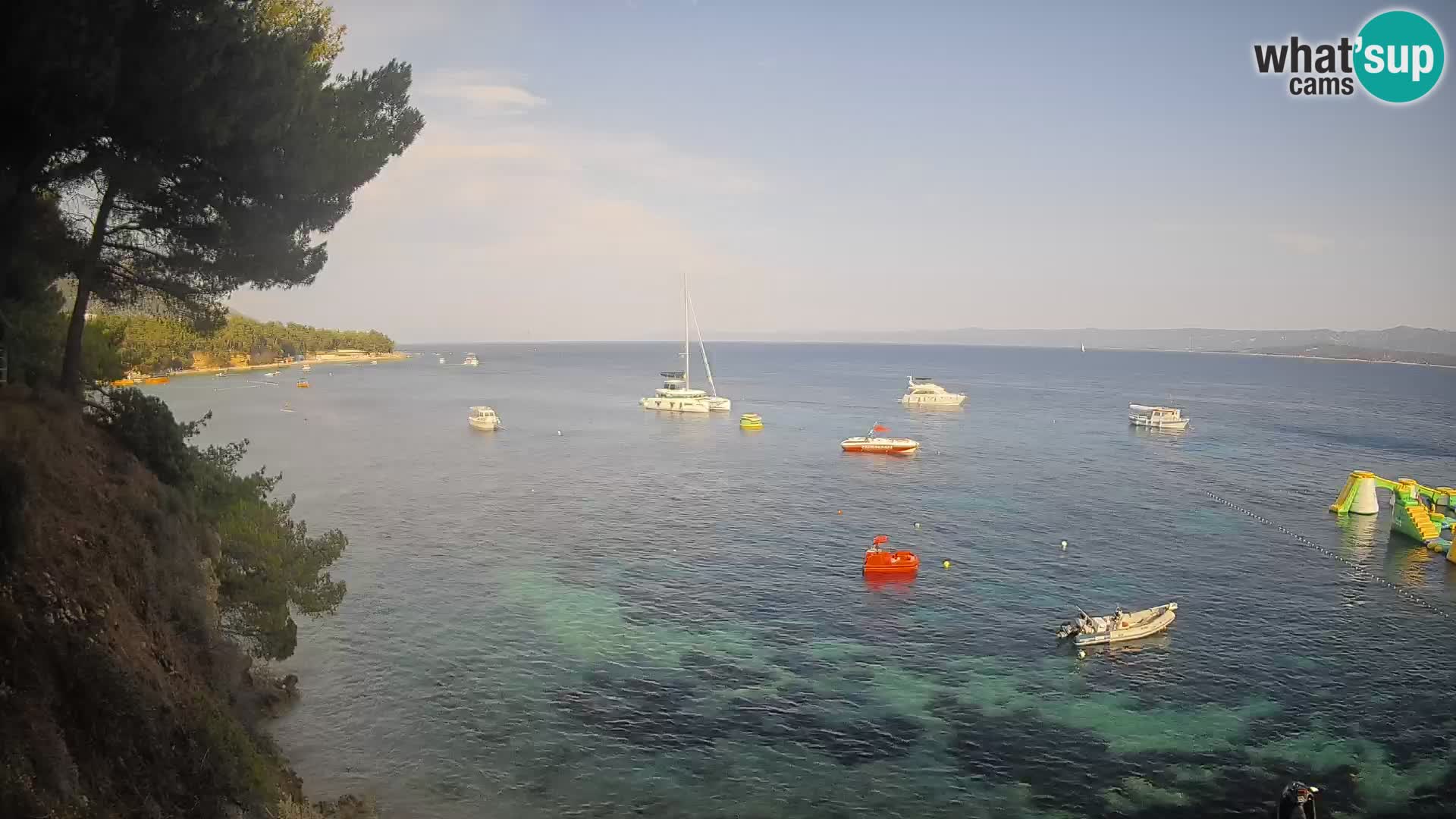 Webcam Potočine Beach Bol – Live View of Borak Beach, Brač Island