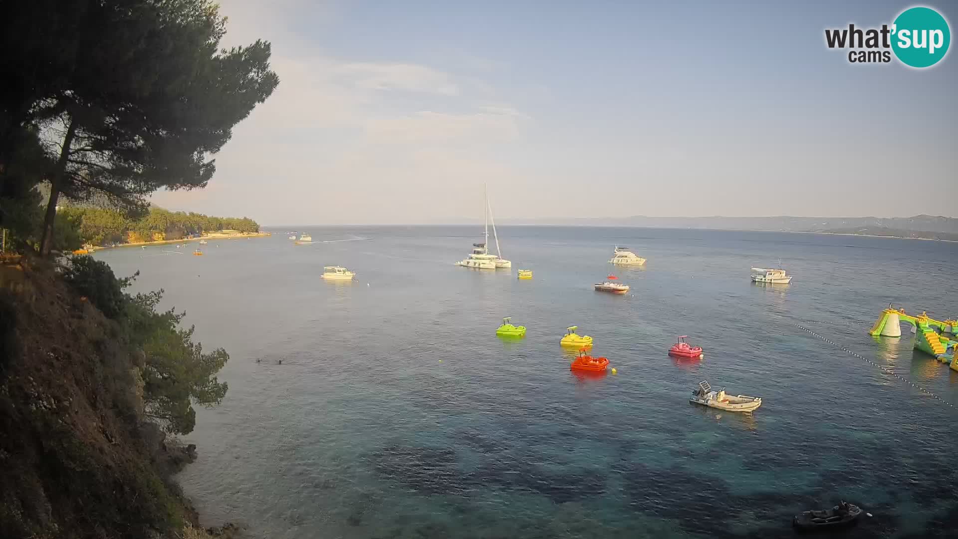 Webcam Playa Potočine Bol – Vista en vivo de Borak Beach, Isla de Brač