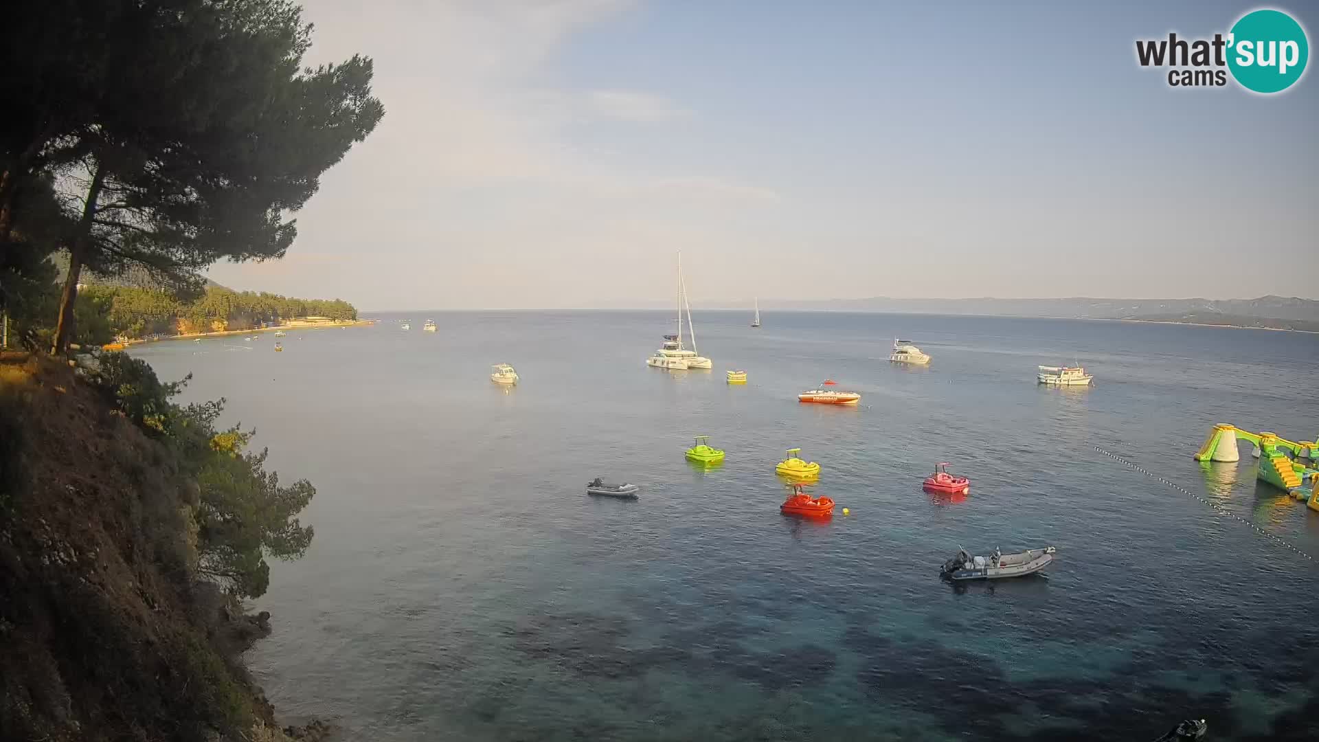 Webcam Strand Potočine Bol – Liveblick auf Borak Beach, Insel Brač