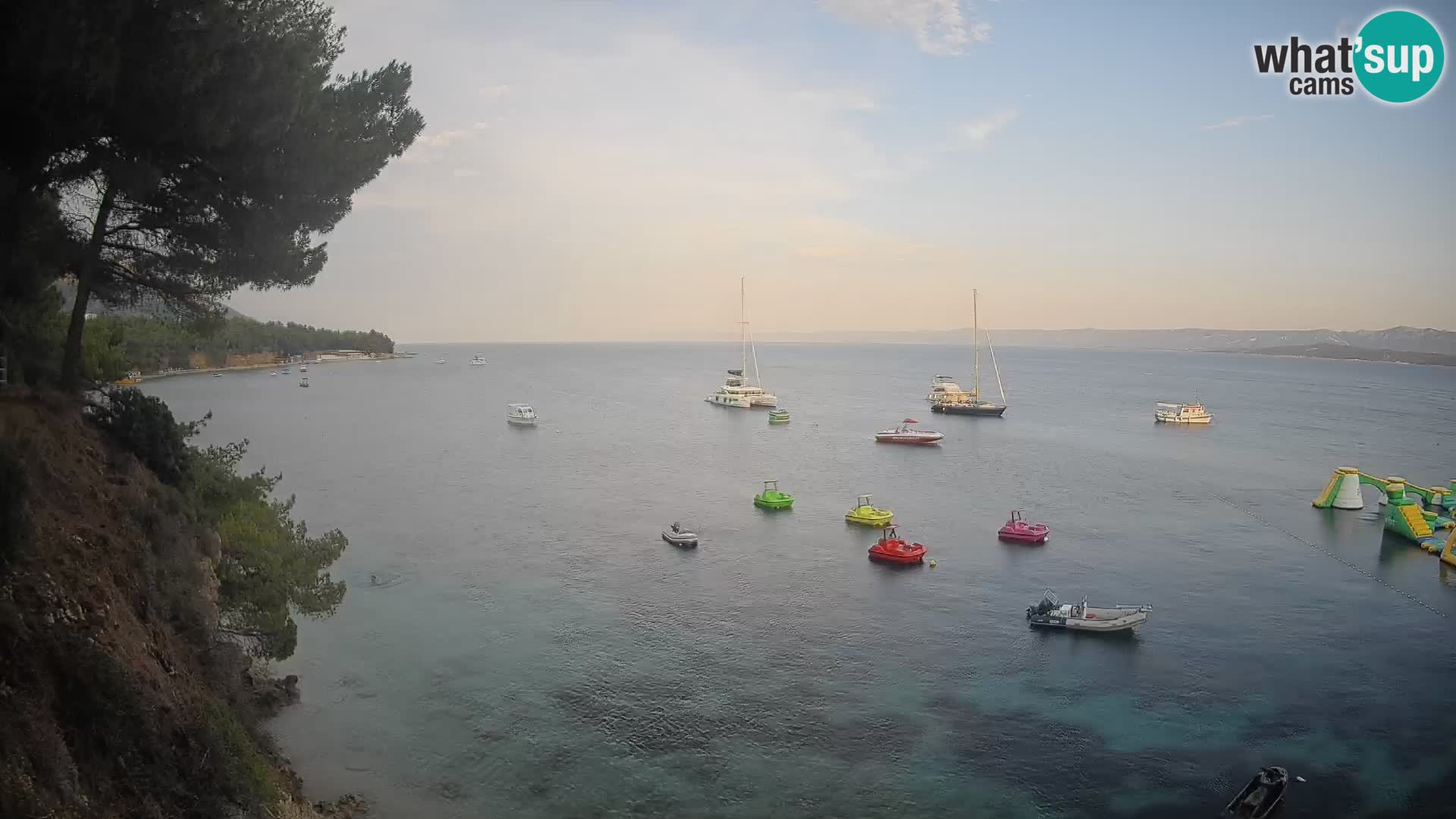 Webcam Potočine Beach Bol – Live View of Borak Beach, Brač Island