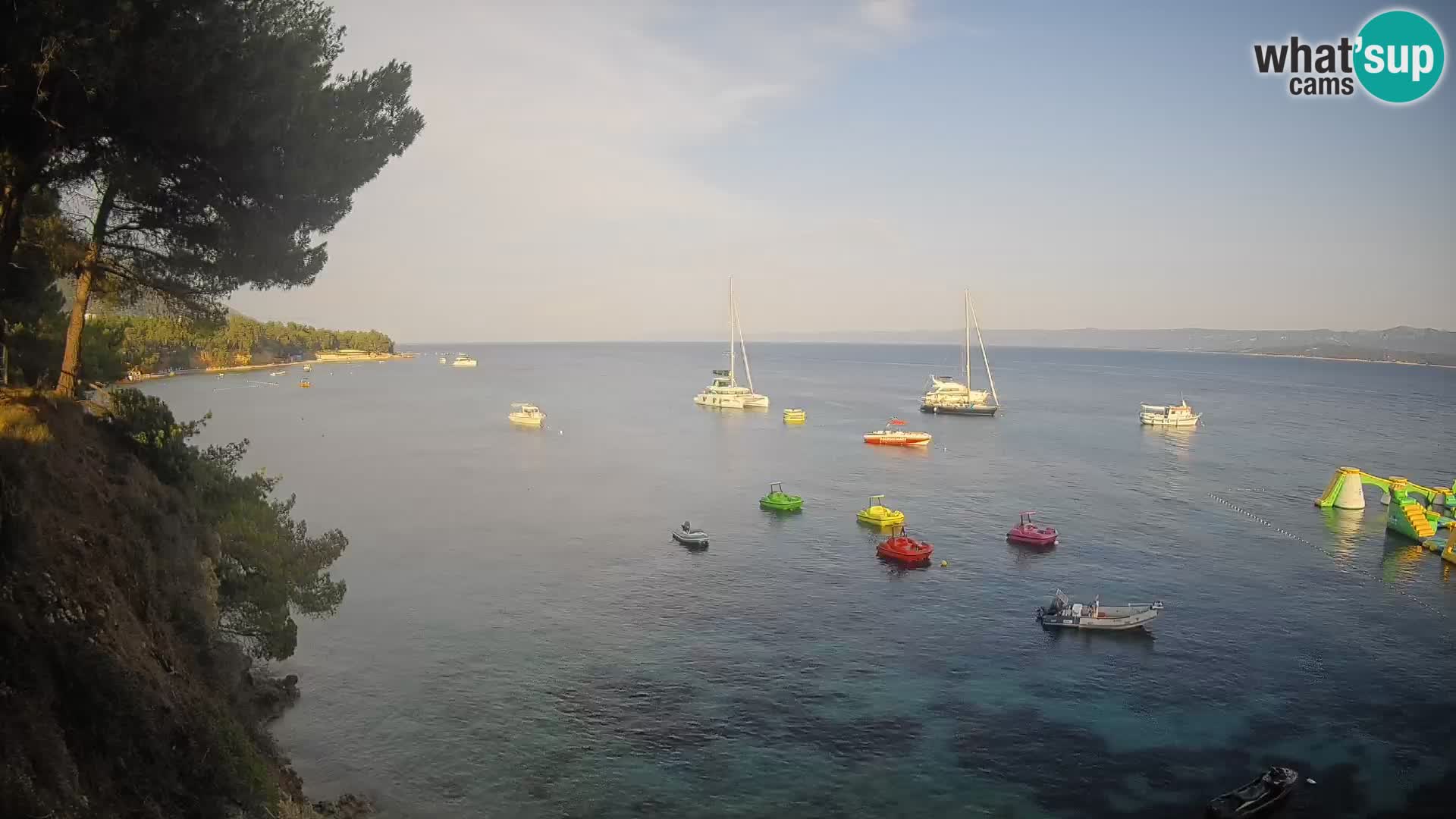Webcam plage Potočine Bol – Vue en direct sur Borak Beach, île de Brač