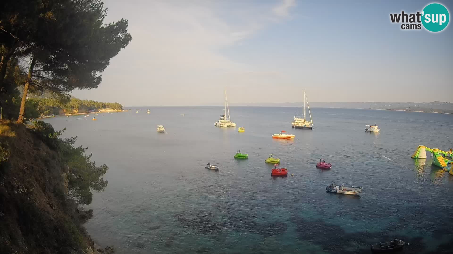 Webcam plage Potočine Bol – Vue en direct sur Borak Beach, île de Brač