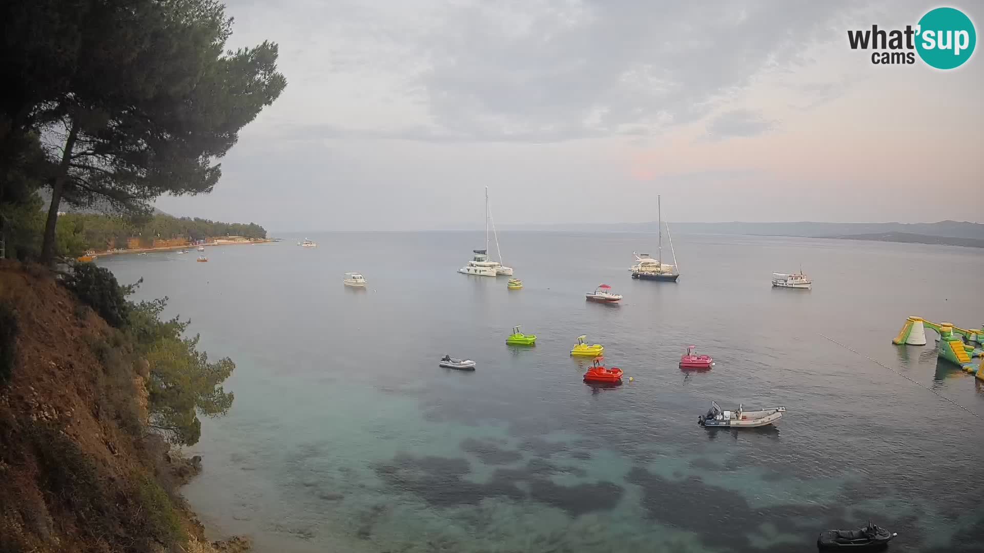 Webcam Potočine Beach Bol – Live View of Borak Beach, Brač Island