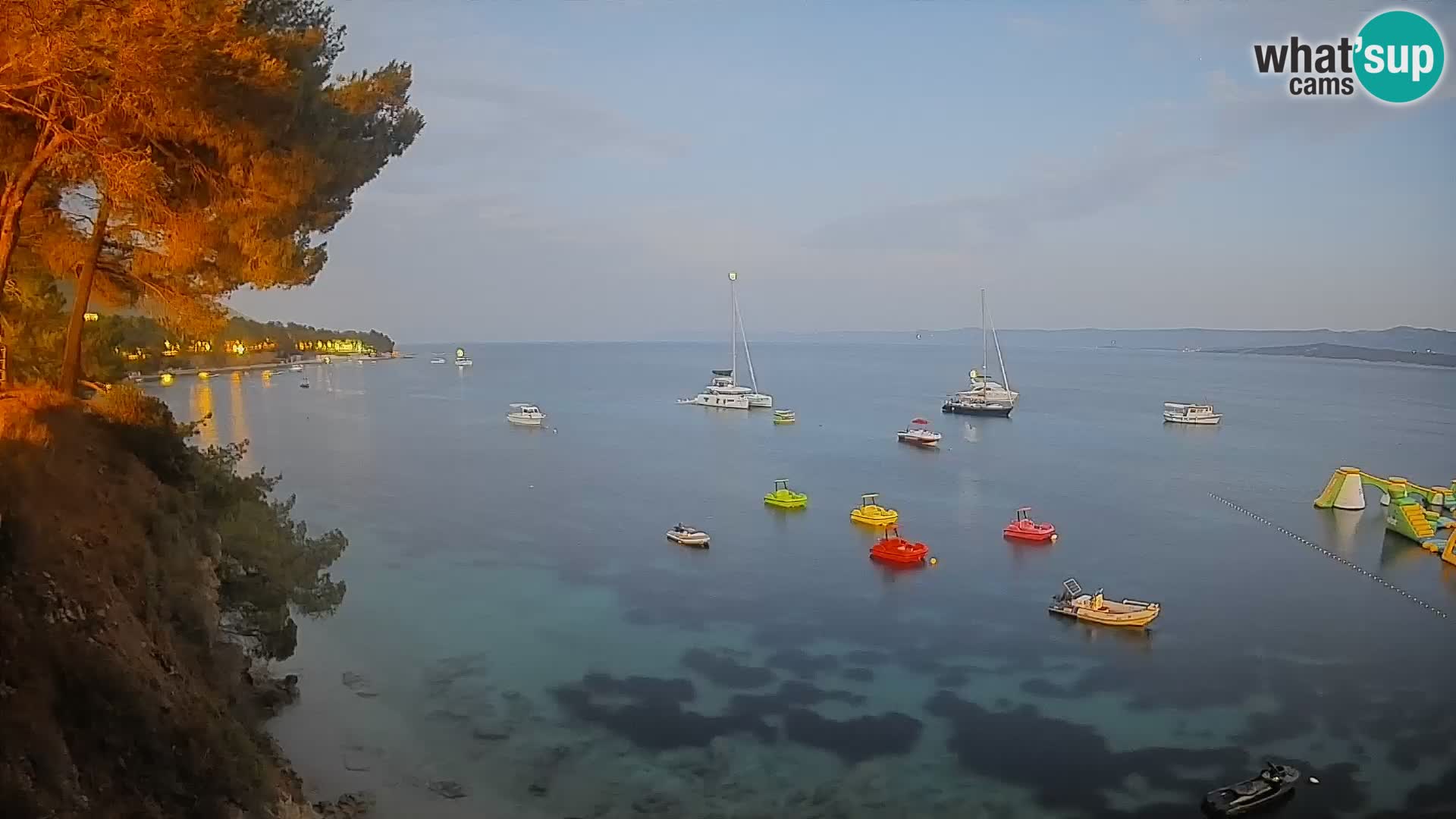 Webcam plage Potočine Bol – Vue en direct sur Borak Beach, île de Brač