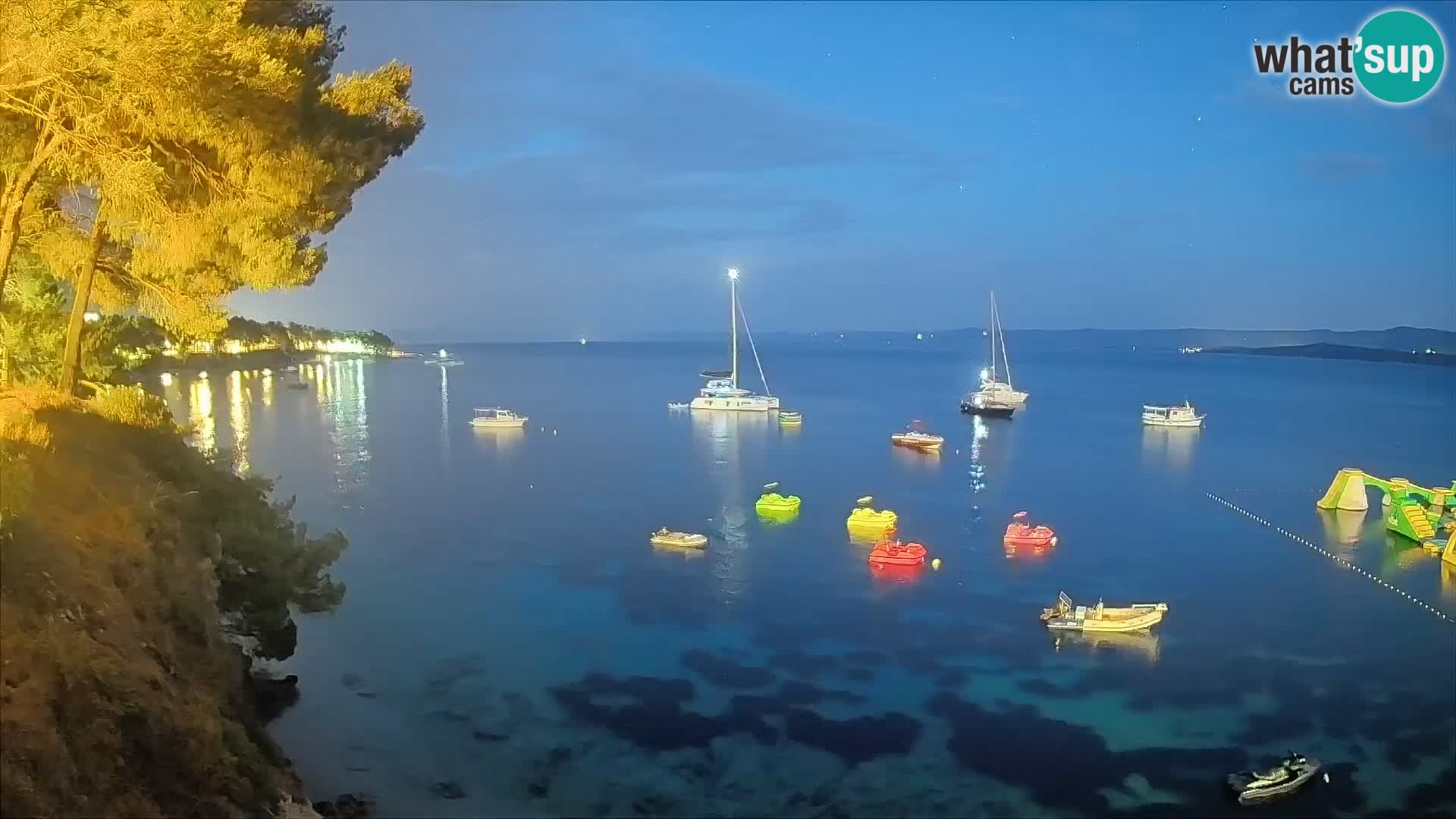 Webcam Potočine Beach Bol – Live View of Borak Beach, Brač Island