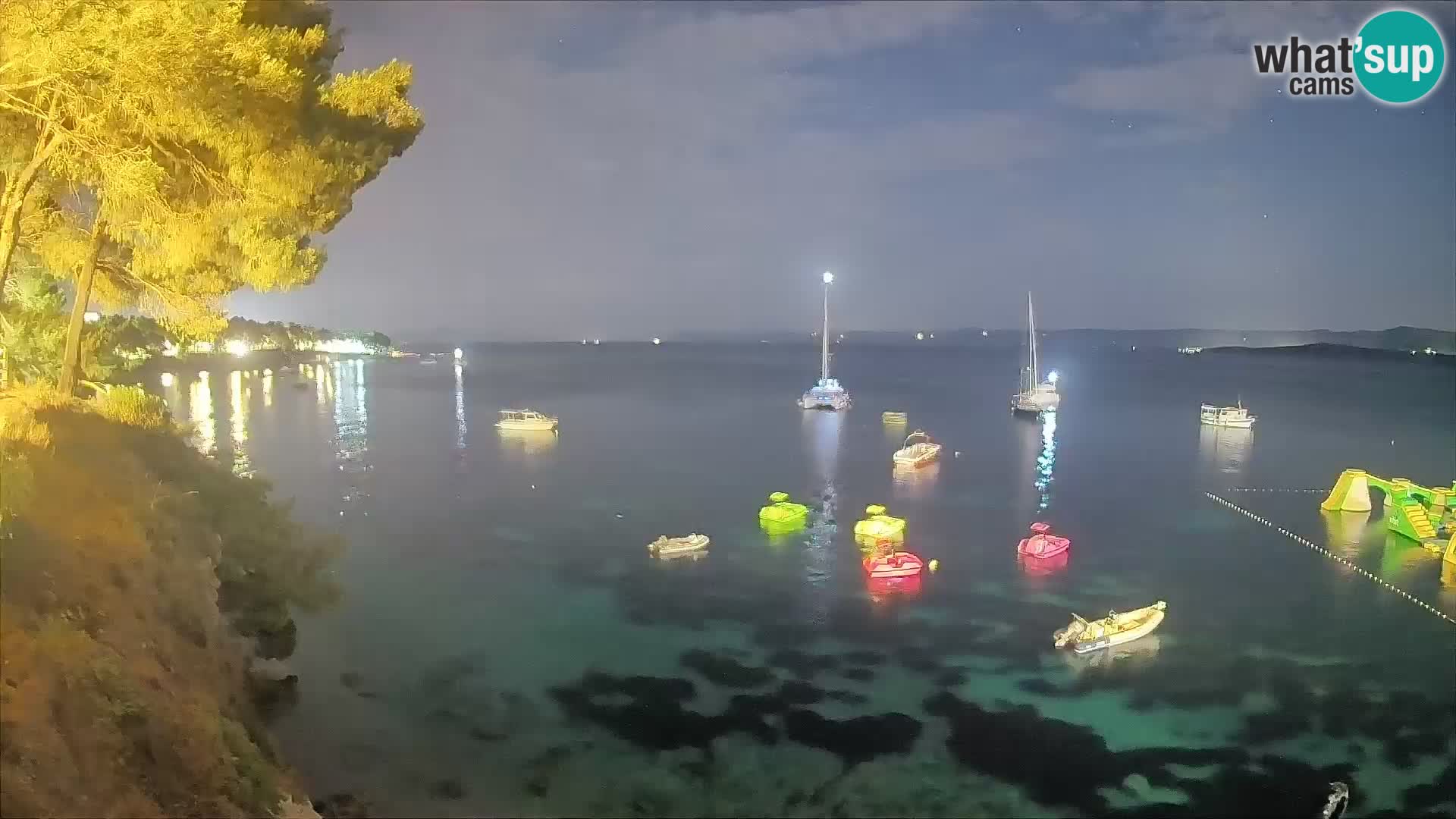 Webcam Playa Potočine Bol – Vista en vivo de Borak Beach, Isla de Brač