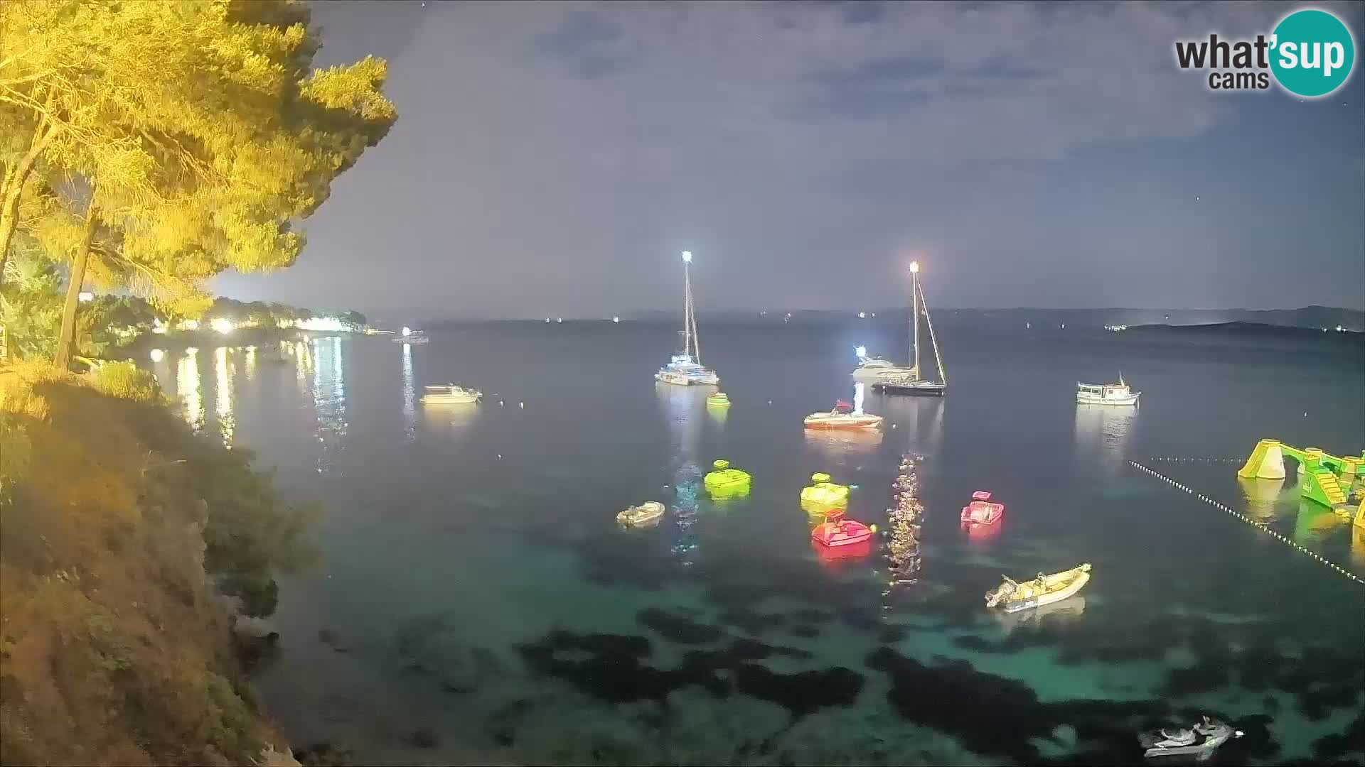 Webcam Strand Potočine Bol – Liveblick auf Borak Beach, Insel Brač