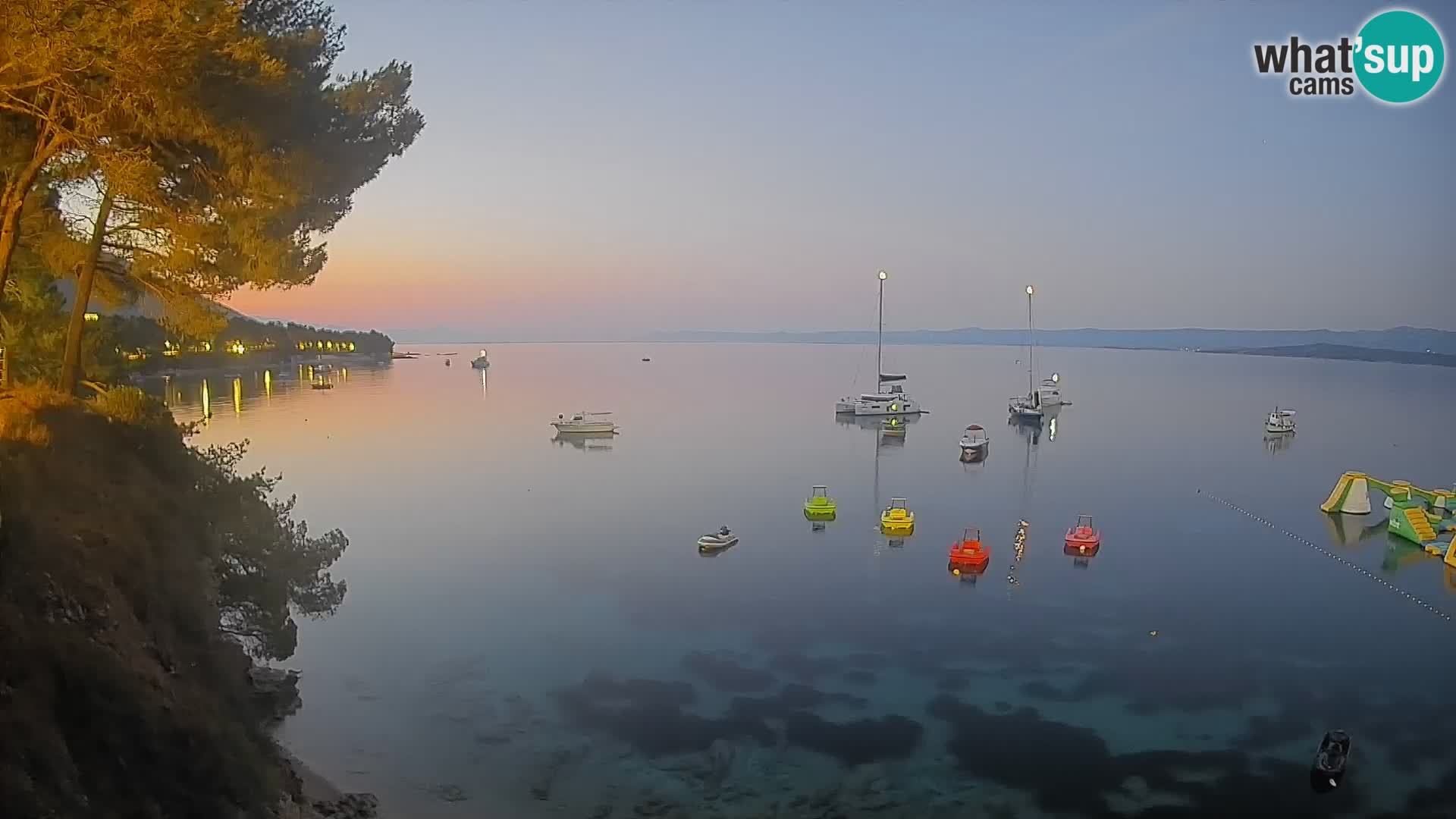 Webcam Potočine Beach Bol – Live View of Borak Beach, Brač Island