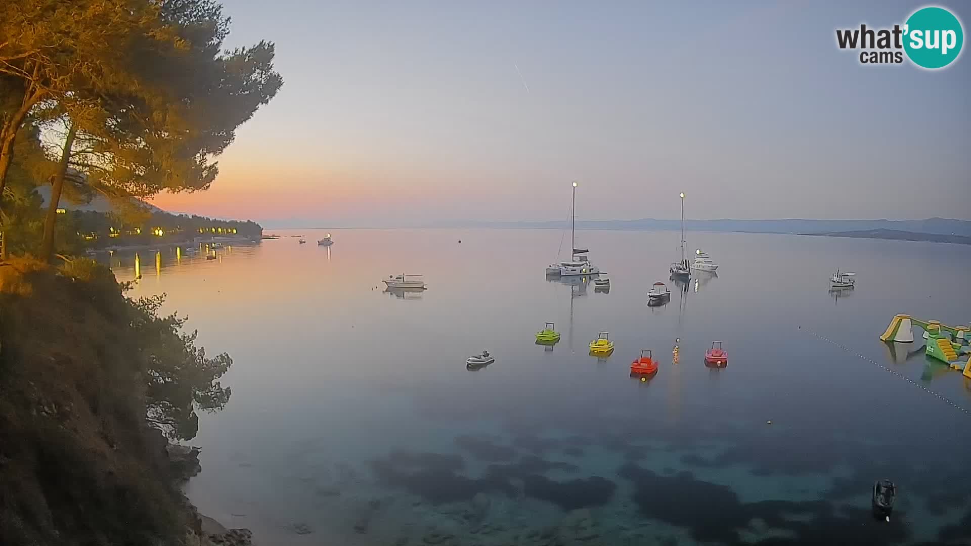 Webcam Potočine Beach Bol – Live View of Borak Beach, Brač Island