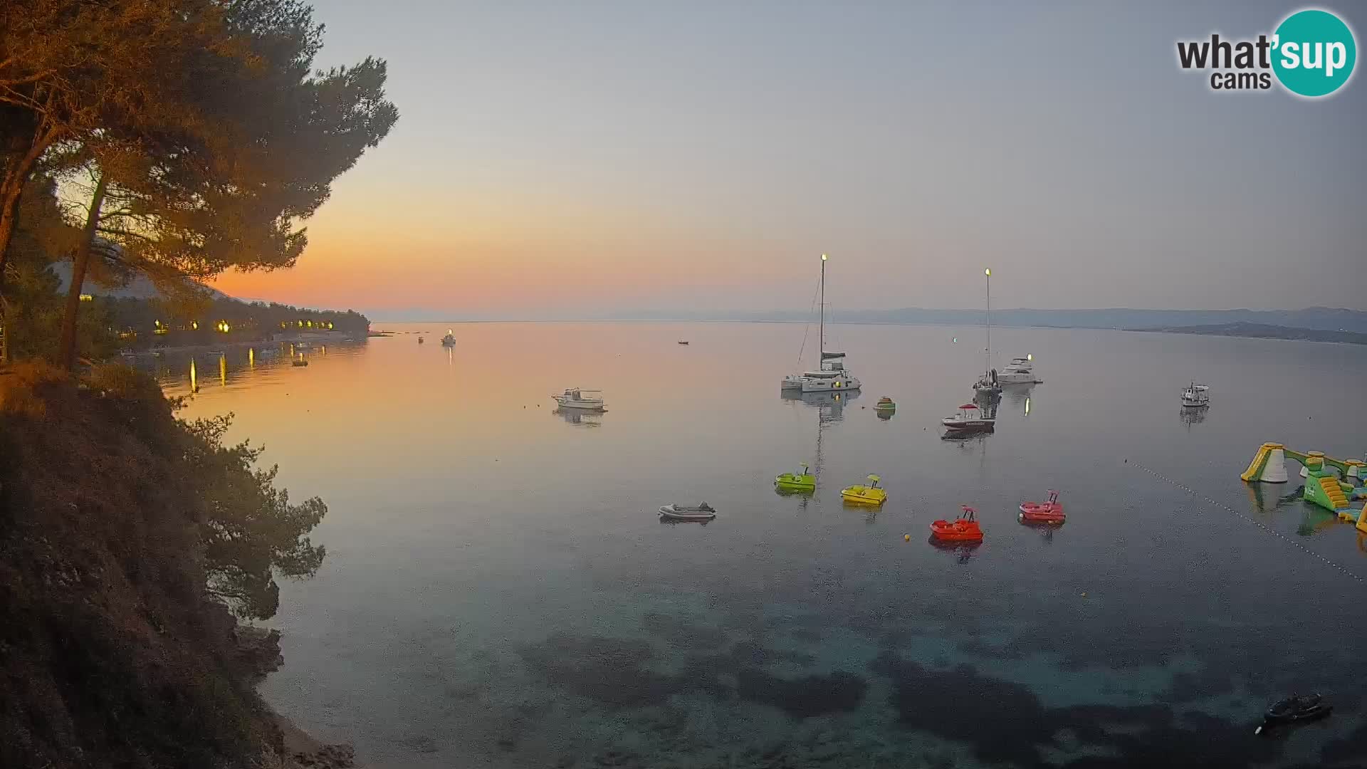 Webcam Potočine Beach Bol – Live View of Borak Beach, Brač Island