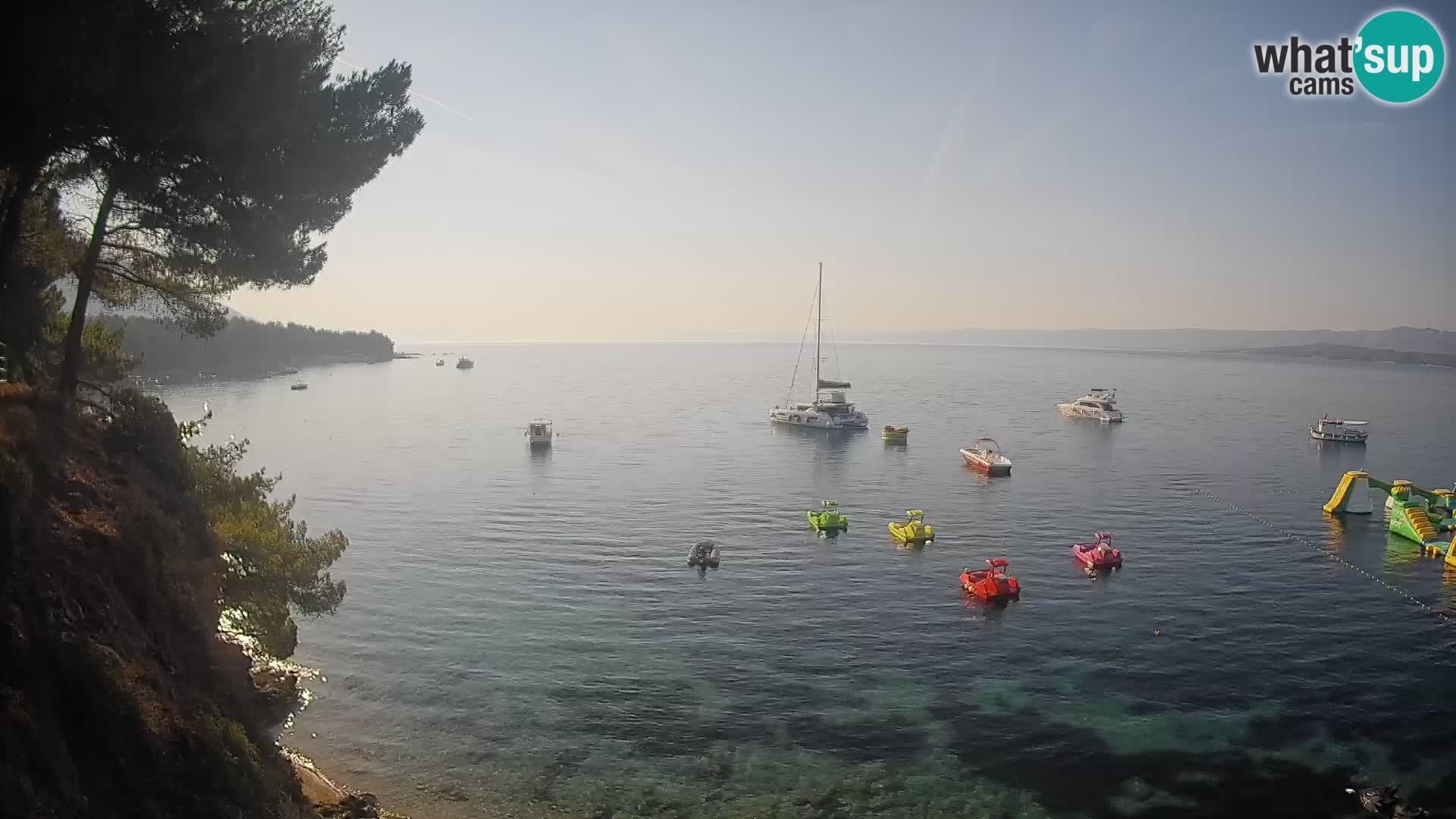 Webcam Potočine Beach Bol – Live View of Borak Beach, Brač Island