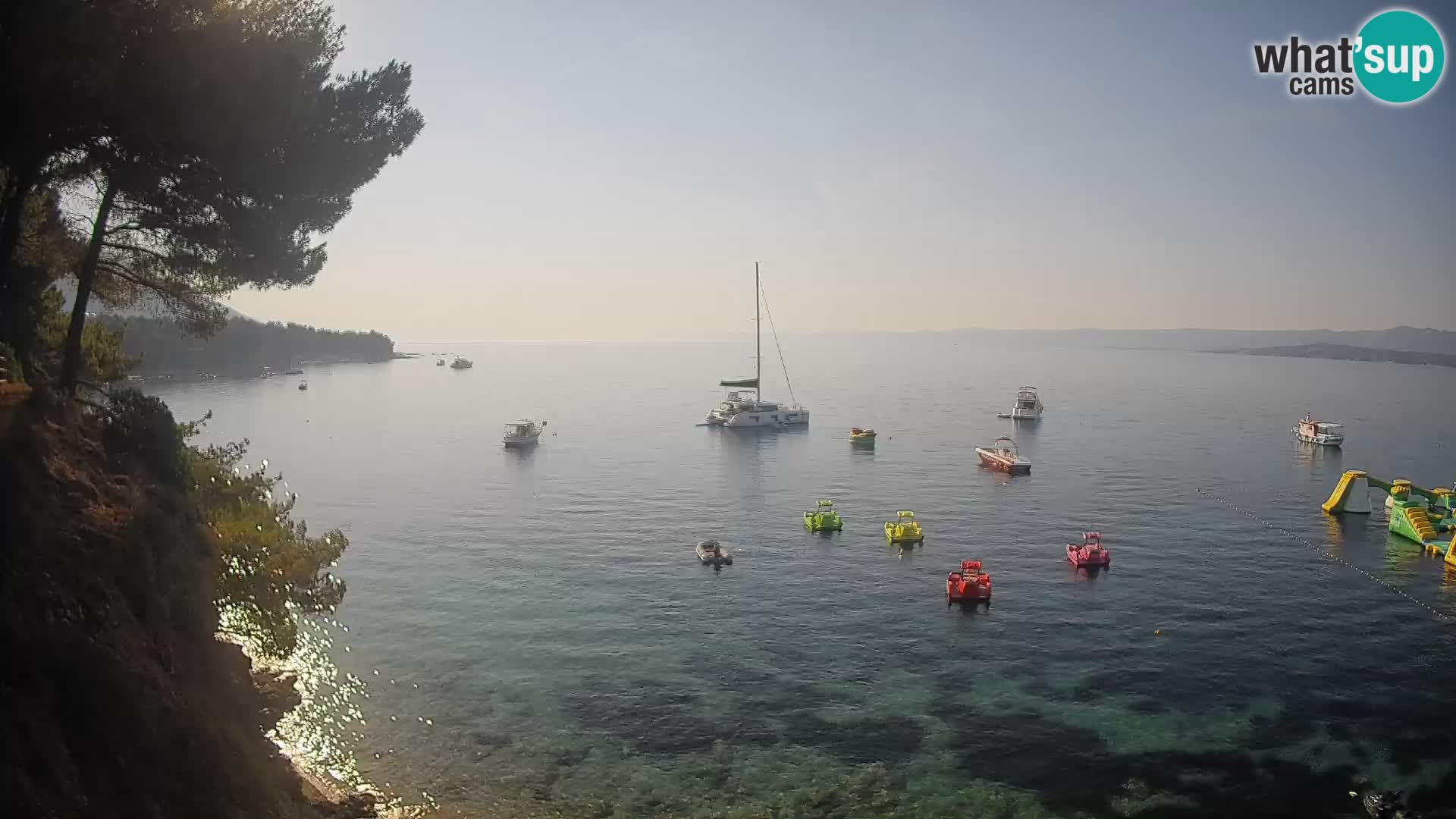 Webcam Potočine Beach Bol – Live View of Borak Beach, Brač Island