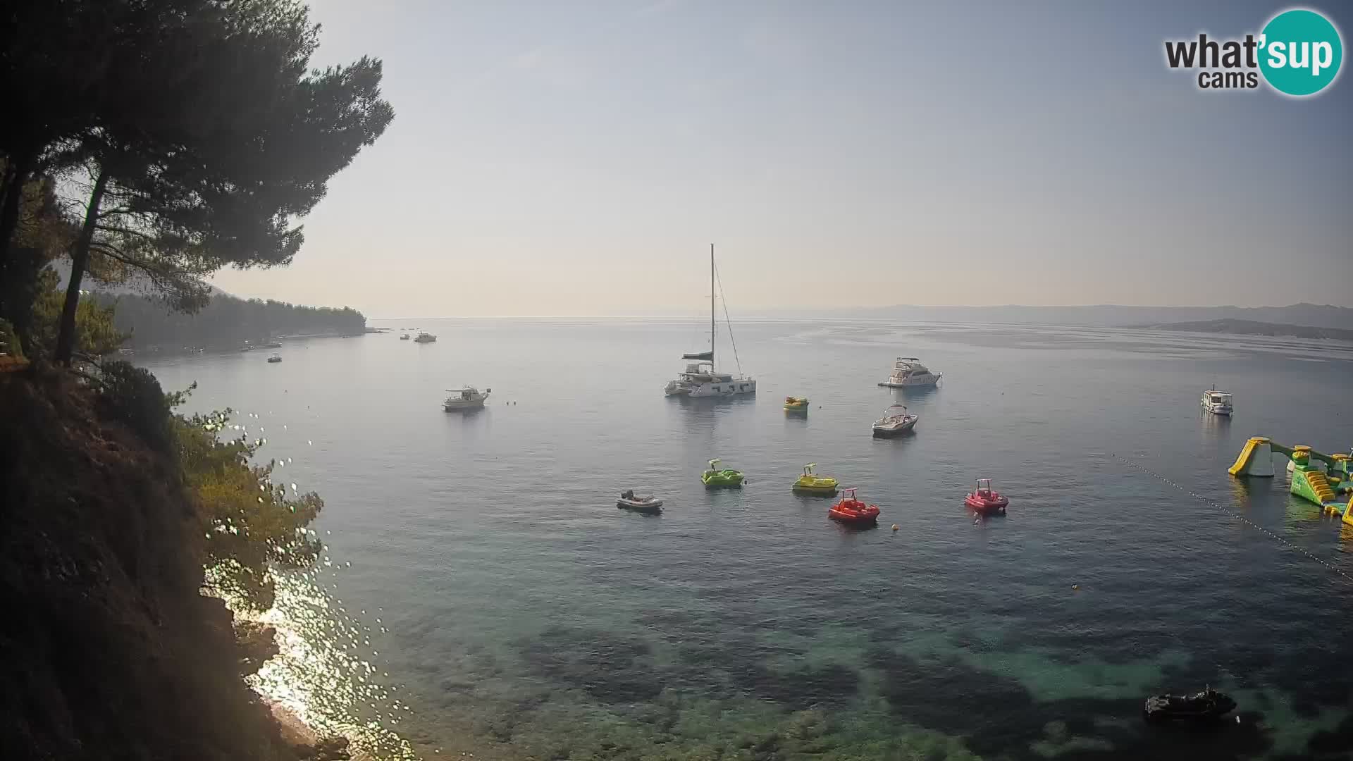 Webcam Potočine Beach Bol – Live View of Borak Beach, Brač Island