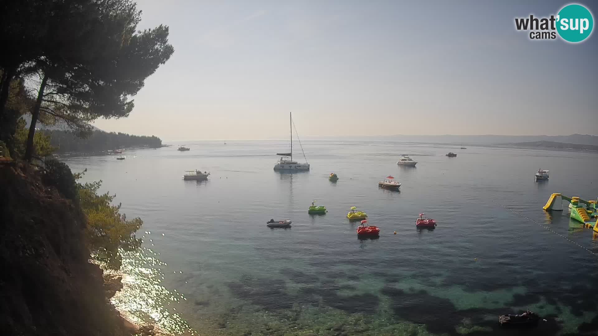 Webcam plage Potočine Bol – Vue en direct sur Borak Beach, île de Brač