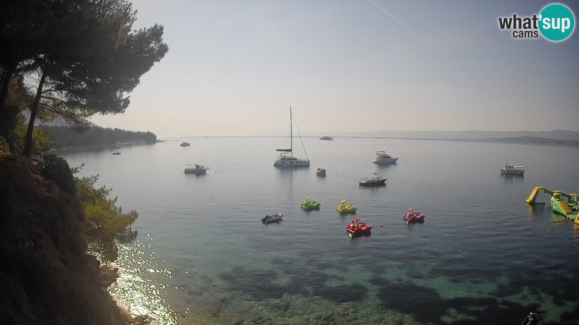 Webcam Potočine Beach Bol – Live View of Borak Beach, Brač Island
