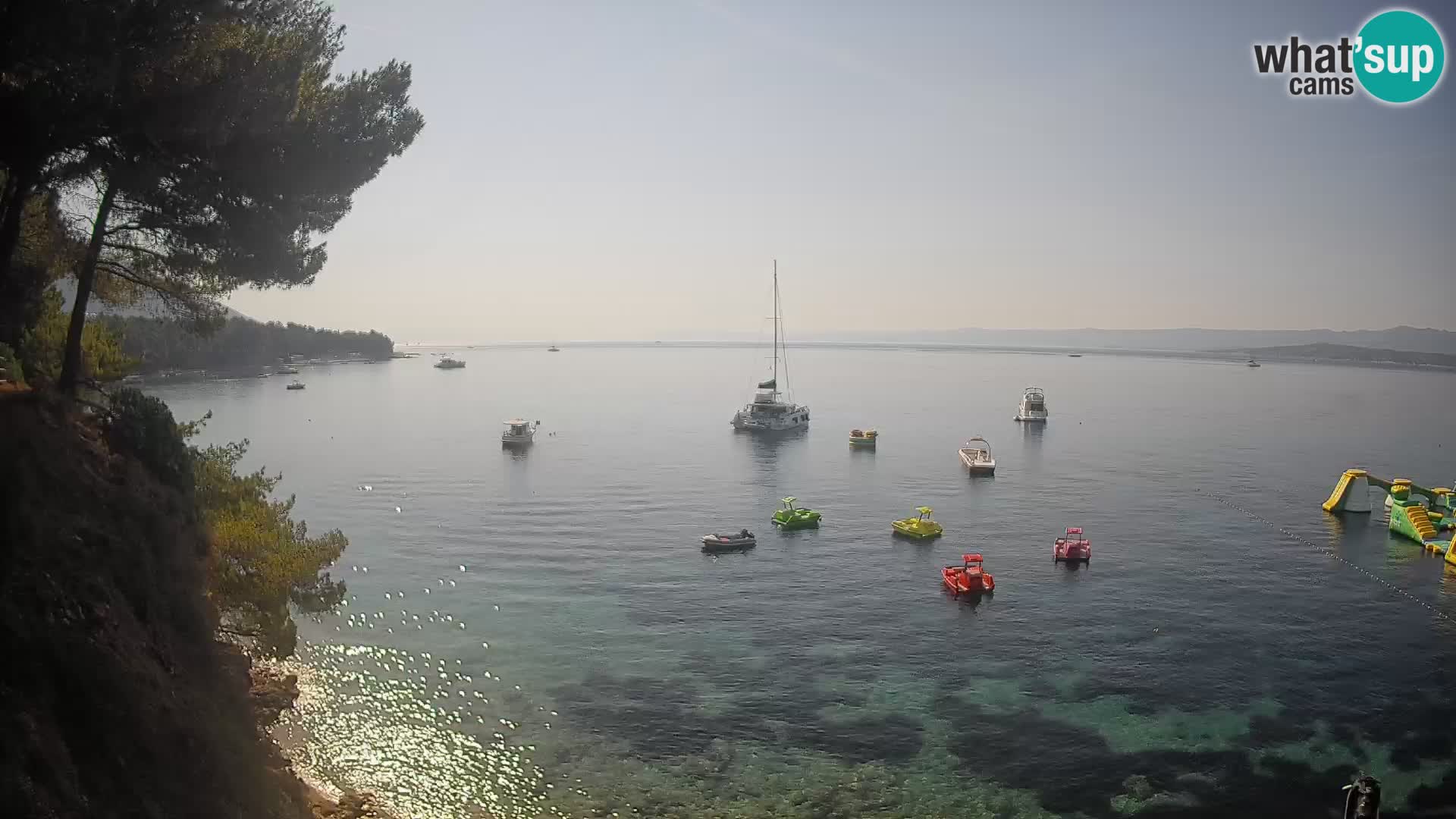 Webcam Strand Potočine Bol – Liveblick auf Borak Beach, Insel Brač