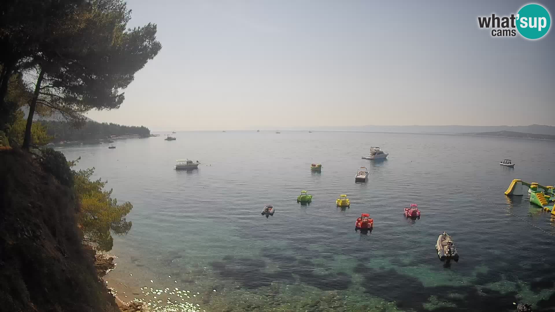 Webcam Playa Potočine Bol – Vista en vivo de Borak Beach, Isla de Brač