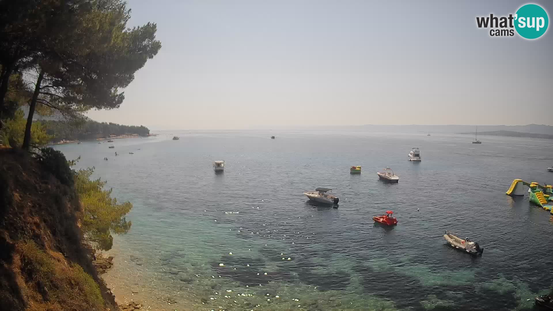 Webcam Potočine Beach Bol – Live View of Borak Beach, Brač Island
