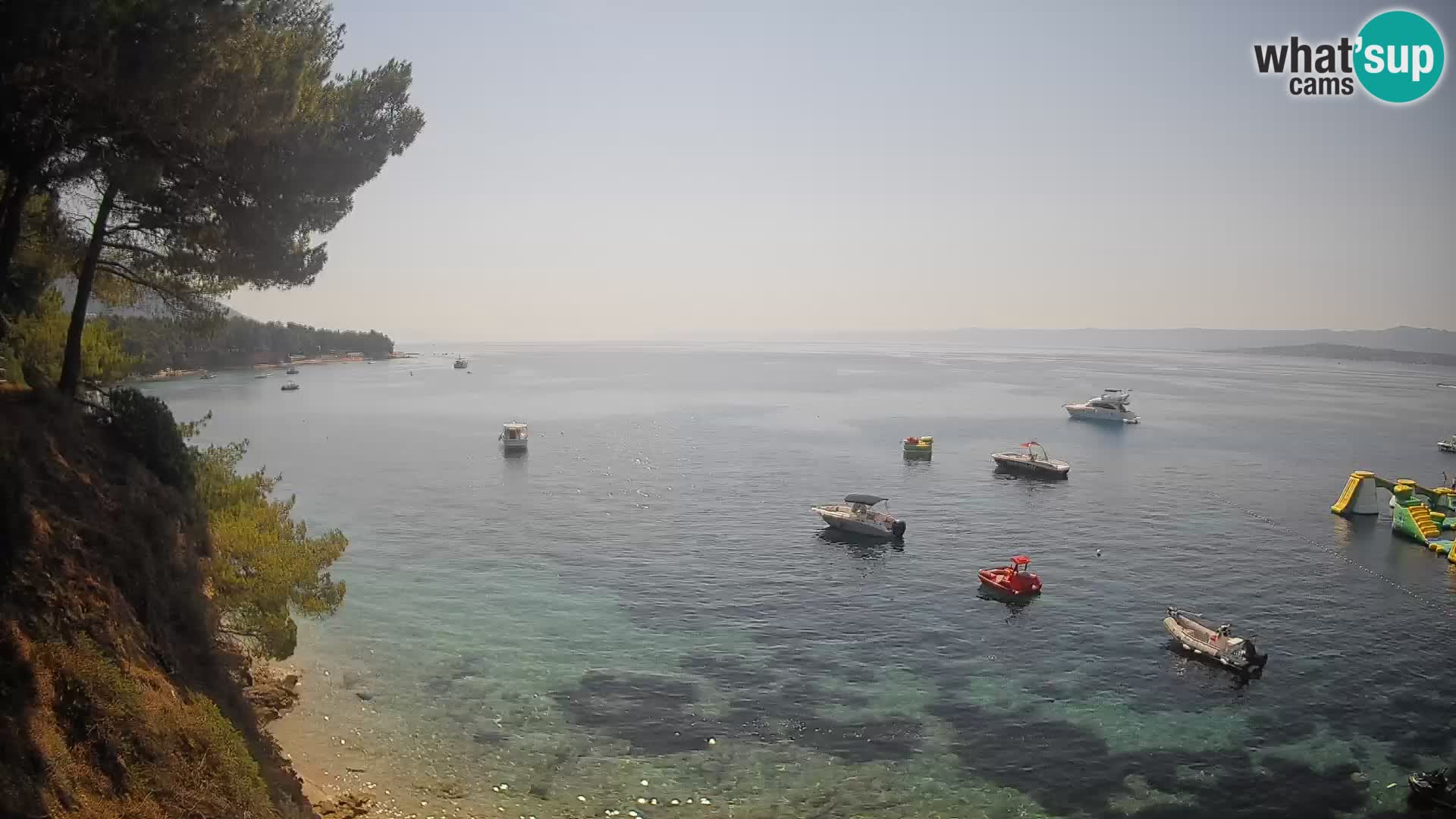 Webcam Playa Potočine Bol – Vista en vivo de Borak Beach, Isla de Brač