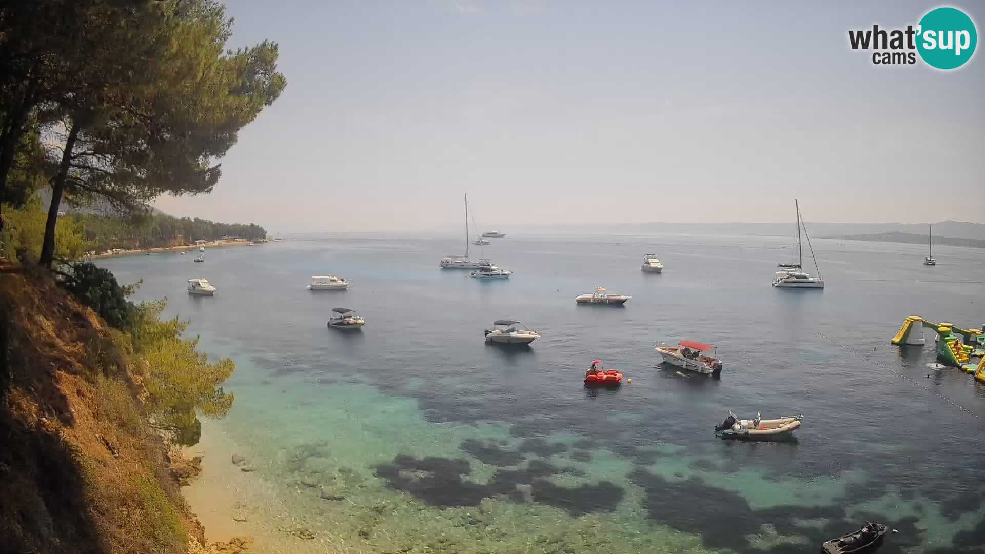 Webcam Potočine Beach Bol – Live View of Borak Beach, Brač Island