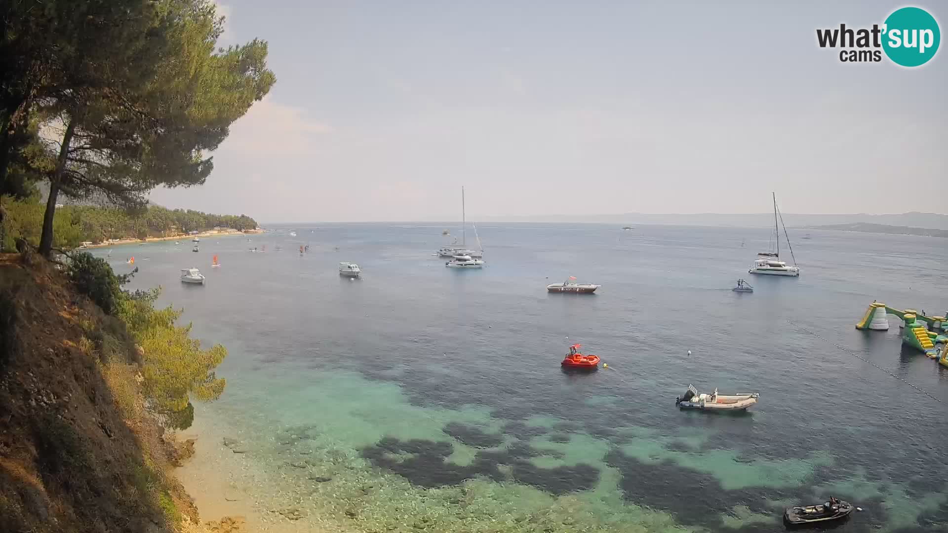 Webcam Potočine Beach Bol – Live View of Borak Beach, Brač Island