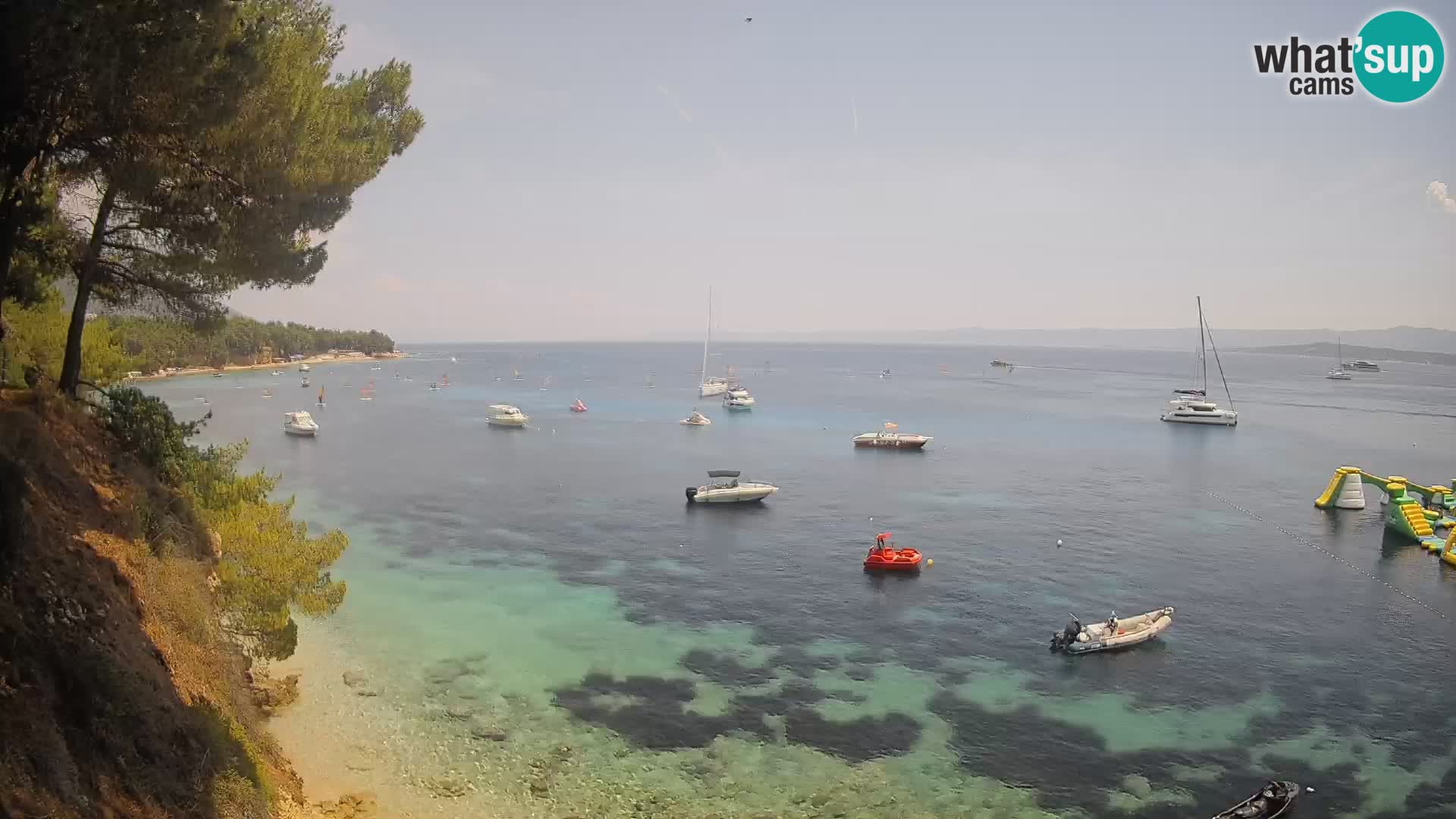 Webcam Strand Potočine Bol – Liveblick auf Borak Beach, Insel Brač