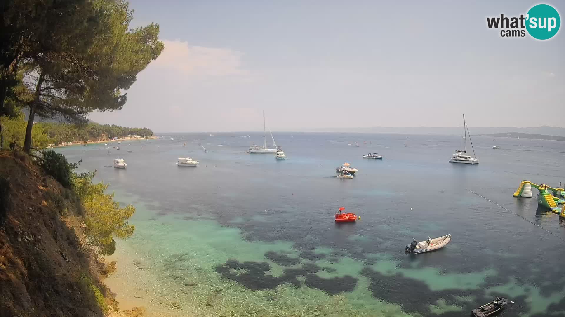 Webcam Strand Potočine Bol – Liveblick auf Borak Beach, Insel Brač