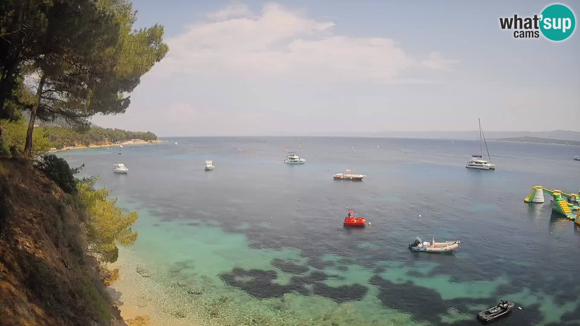 Webcam Strand Potočine Bol – Liveblick auf Borak Beach, Insel Brač